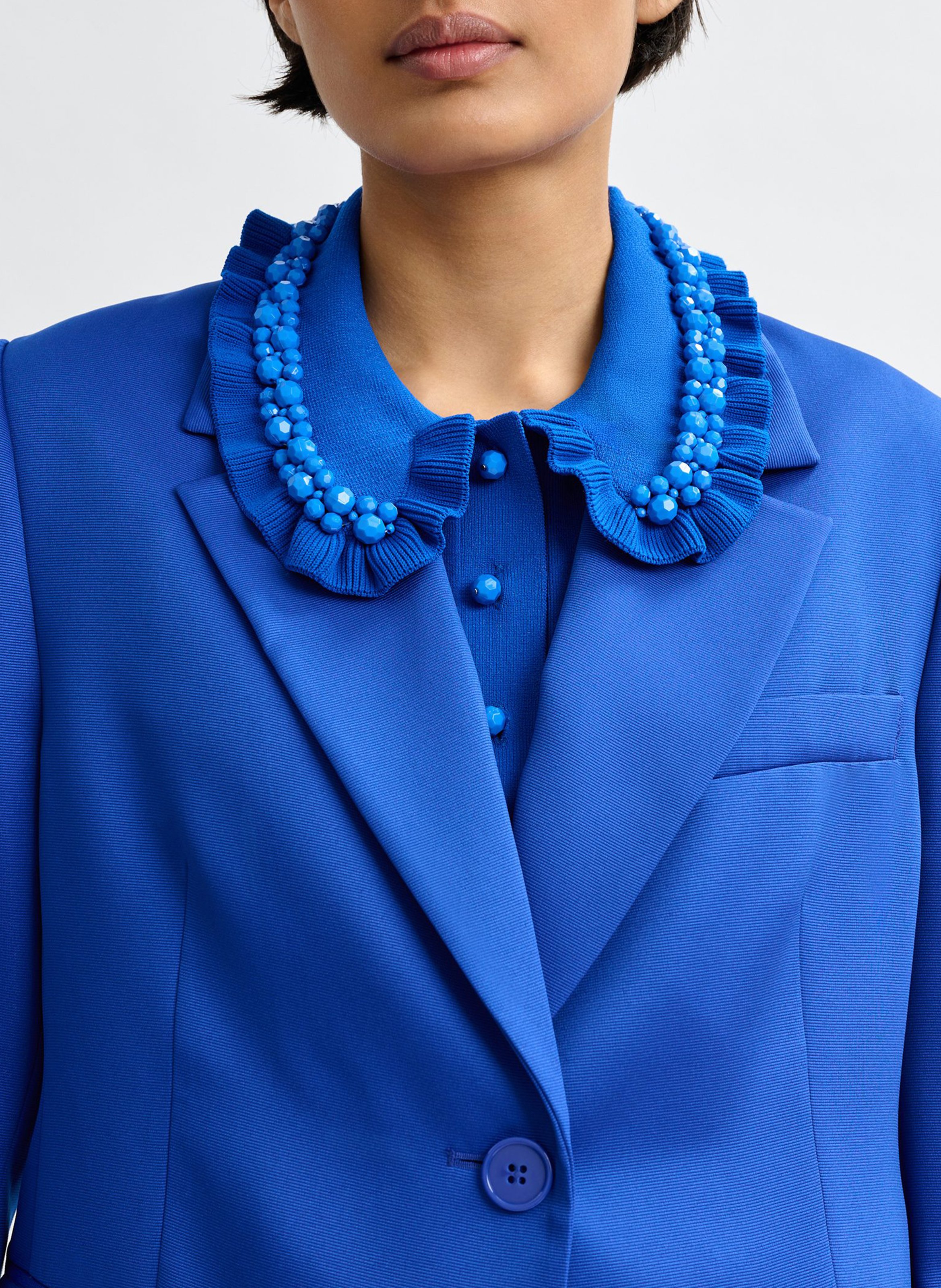 Veste col tailleur Jazer ESSENTIEL ANTWERP Bleu