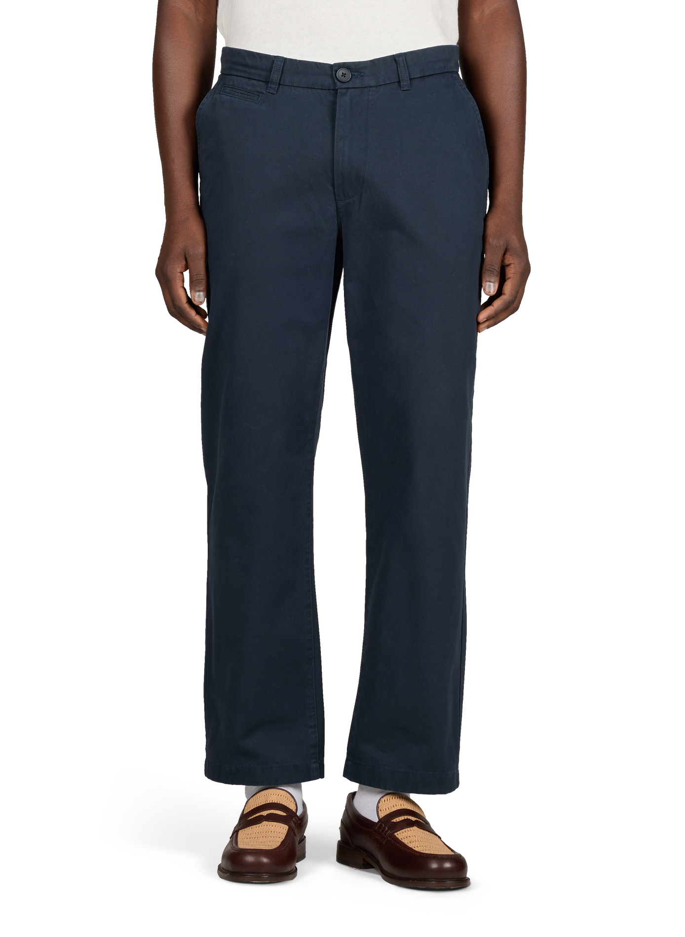 Regular cotton pants KNOWLEDGE COTTON Blue