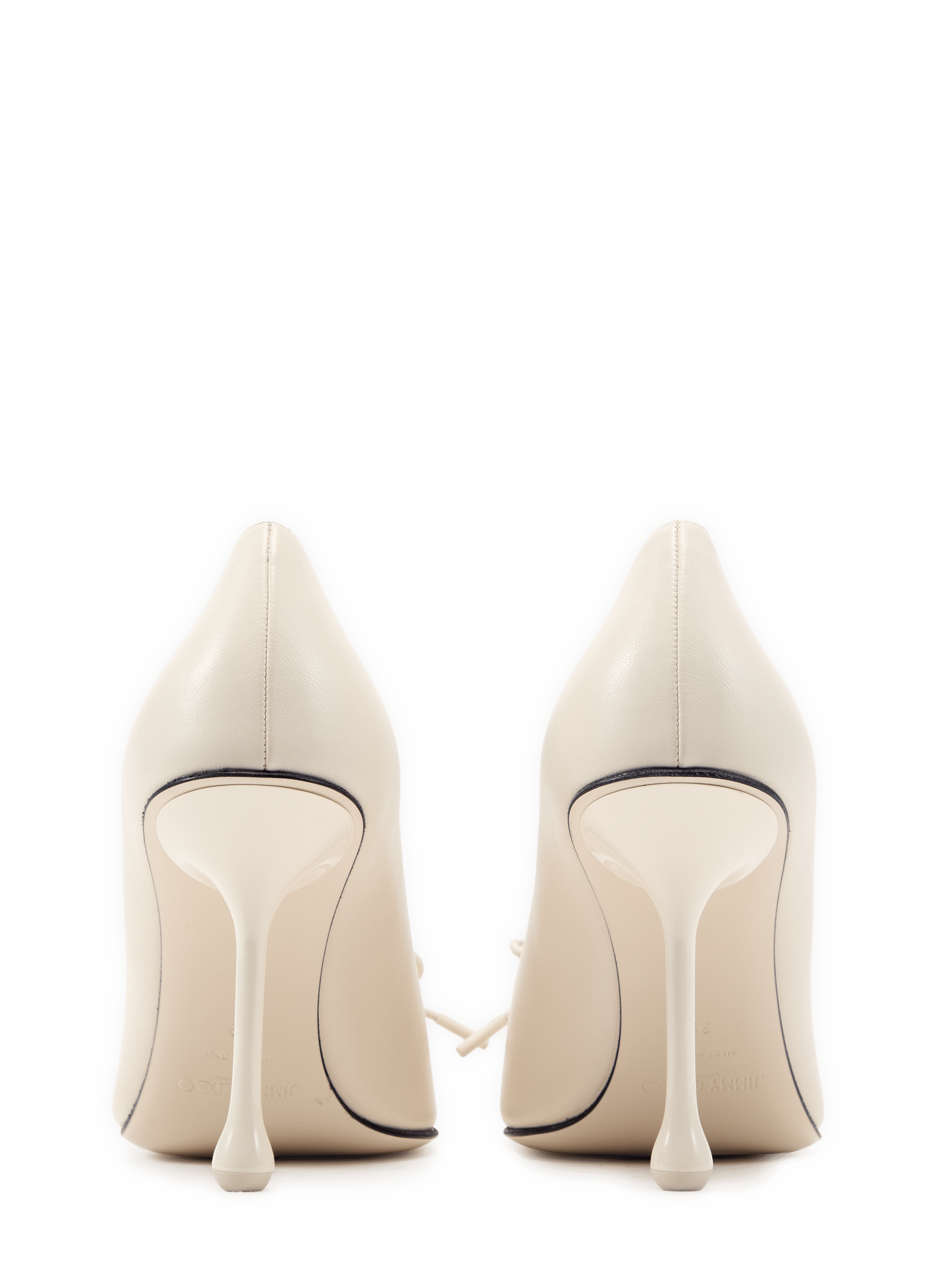 Escarpins Scarlett 95 en cuir nappa  JIMMY CHOO Blanc