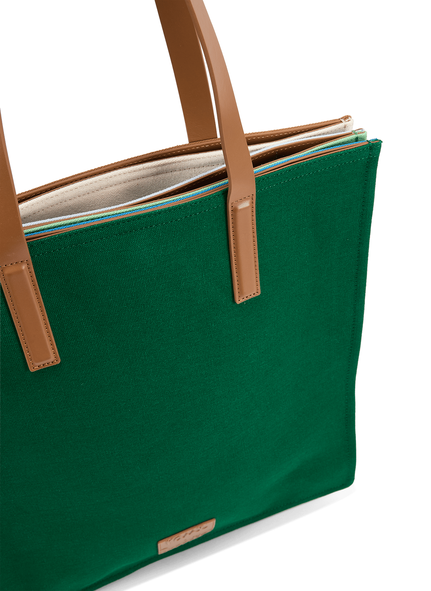Tote Bag Concertina à logo en coton PAUL SMITH Vert