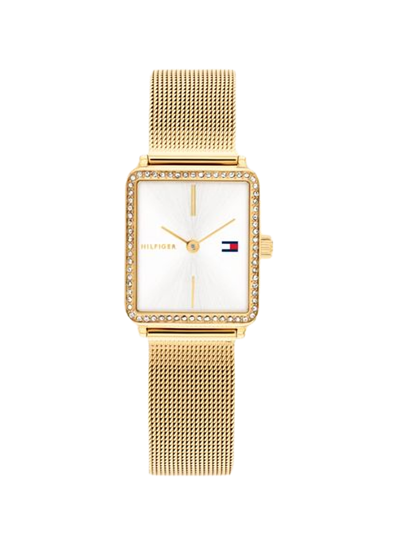 Montre Tea Tank en acier inoxydable TOMMY HILFIGER MONTRES Doré