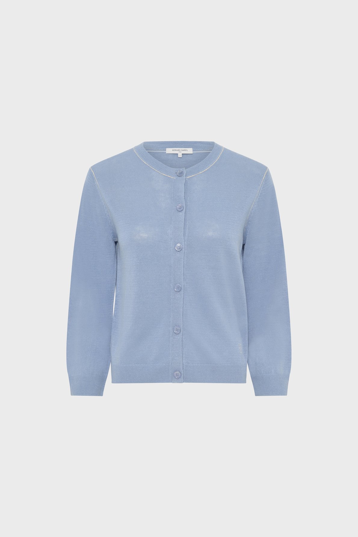 Gilet en lin mélangé - lorys GERARD DAREL Bleu