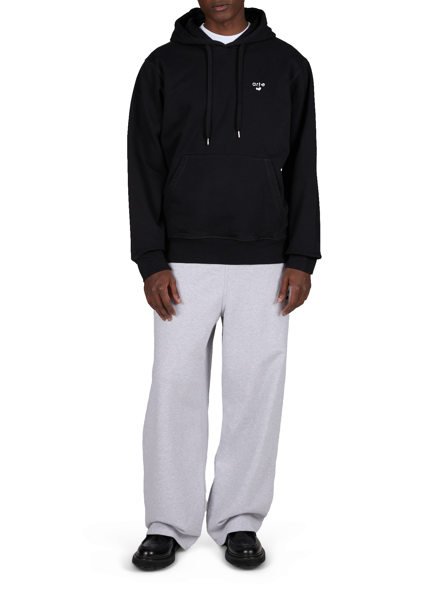 Sweat à capuche en coton ARTE ANTWERP Noir