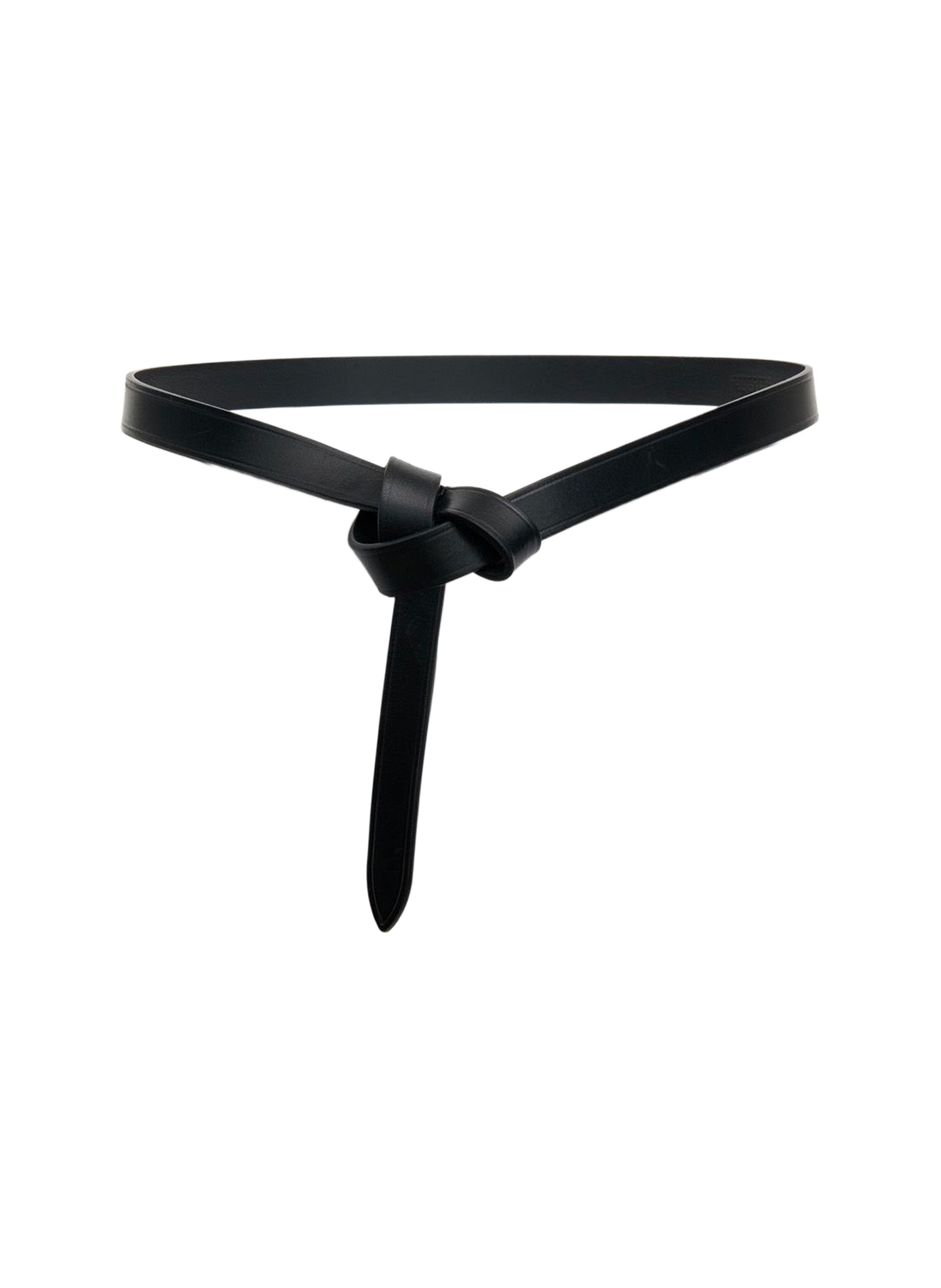 KIRKA leather bow belt ISABEL MARANT Black