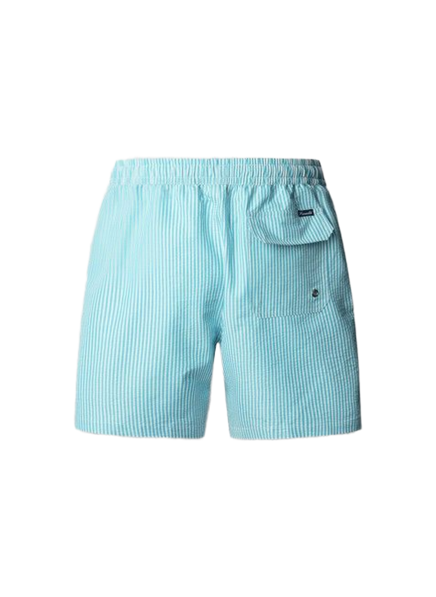 Short de bain rayé en seersucker  FACONNABLE Vert