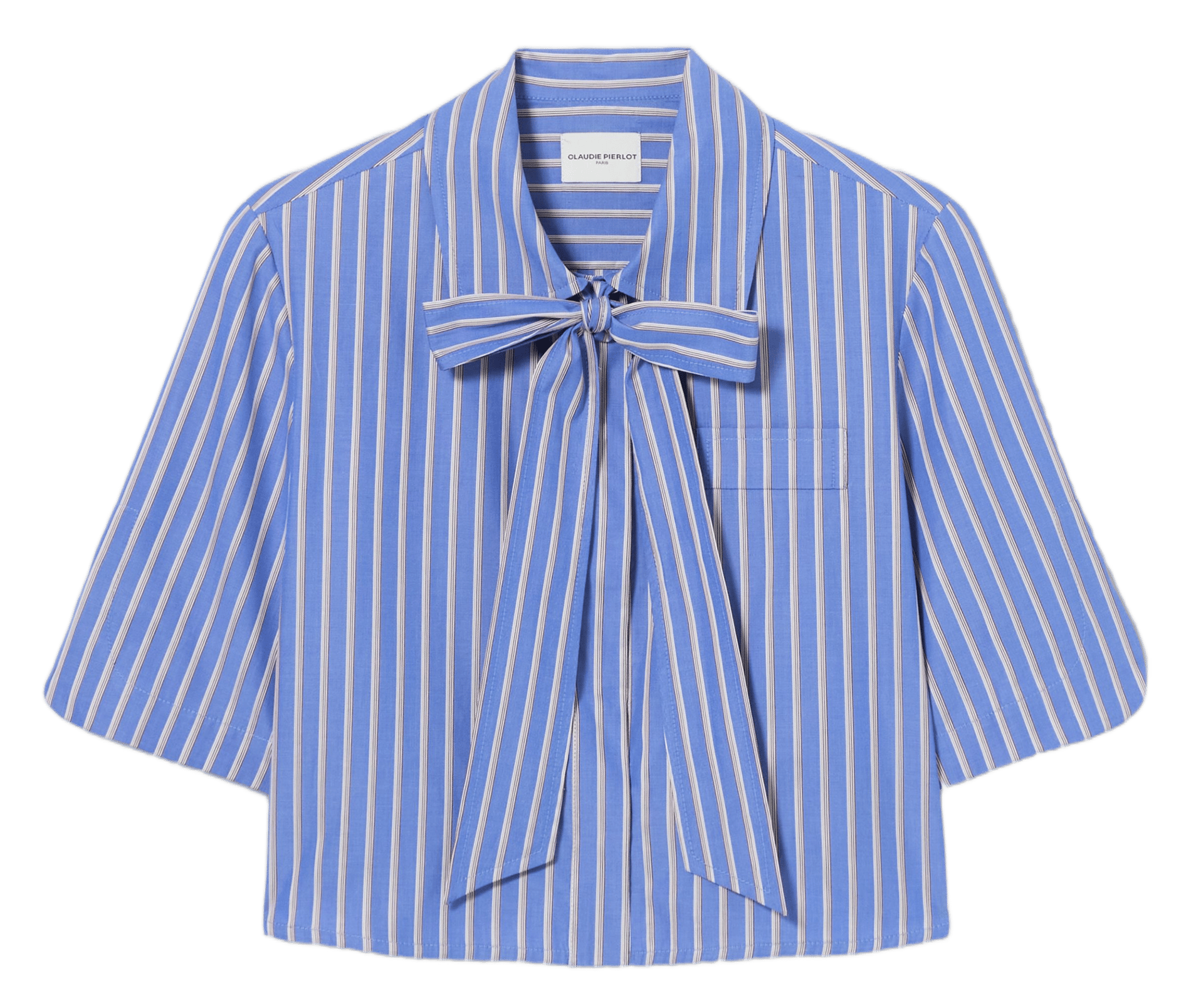 Chemise droite en coton CLAUDIE PIERLOT Multicolore