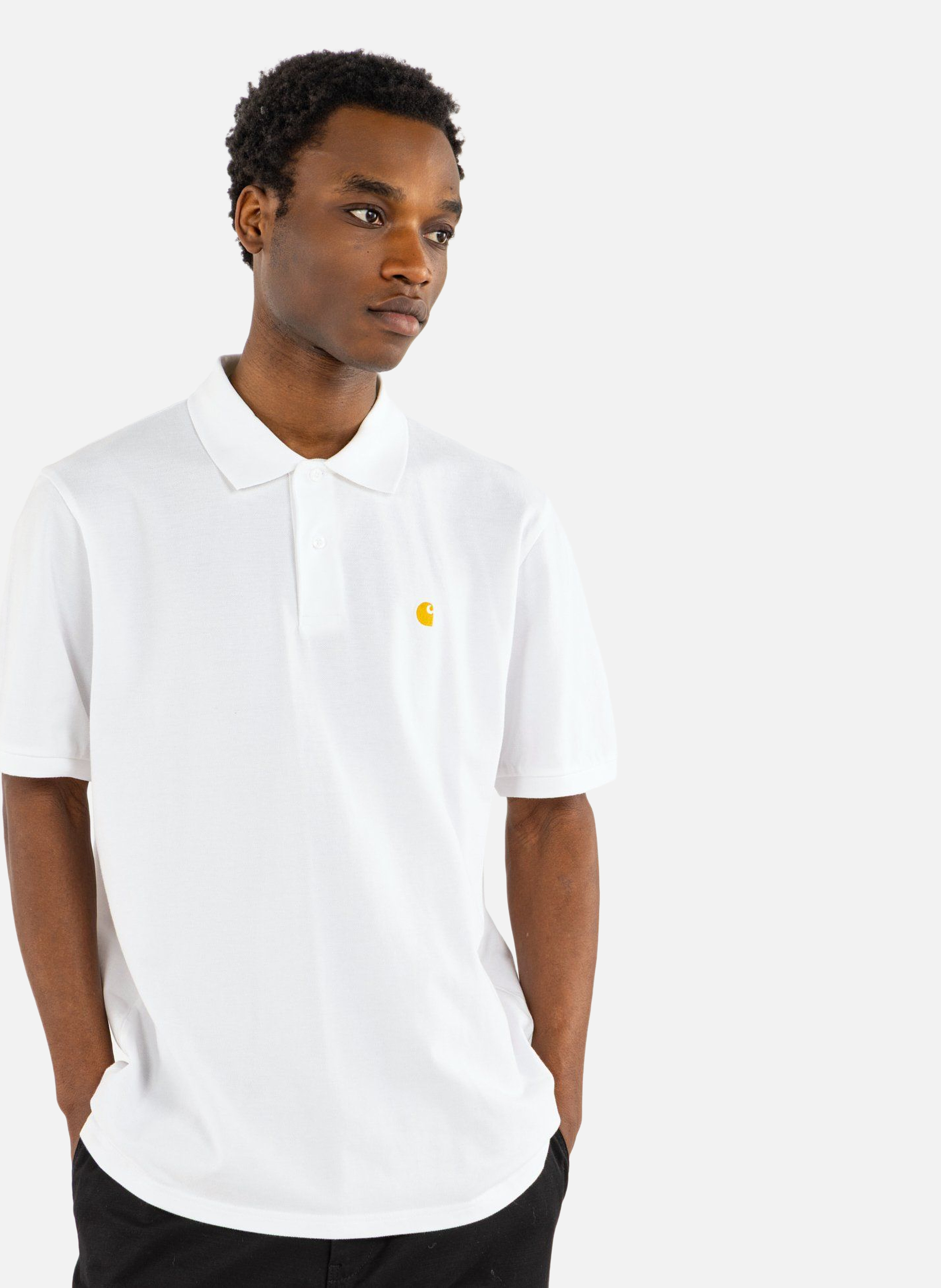 Polo chase CARHARTT WIP Blanc