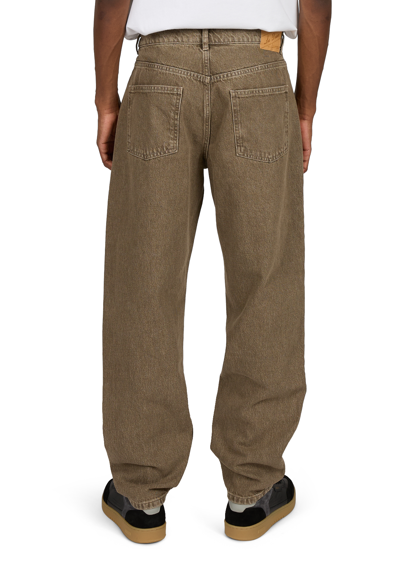 Weite Baumwolljeans LES DEUX Braun