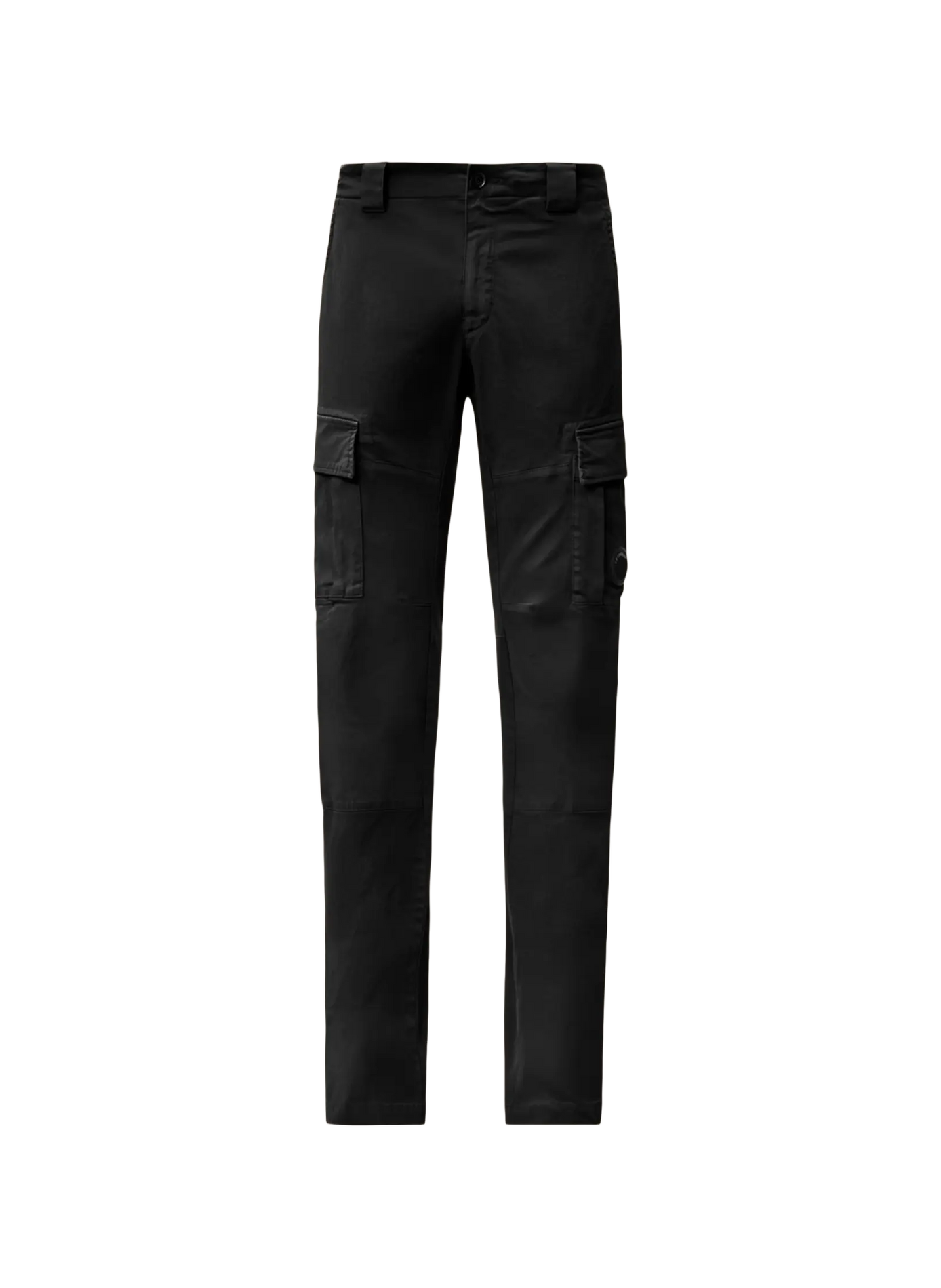 Slim cargo pants in blended cotton. CP COMPANY Black
