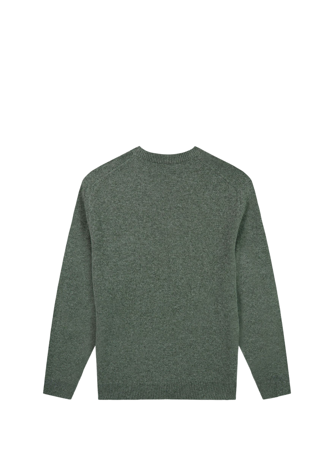 Pull droit col rond en laine MAISON LABICHE Vert