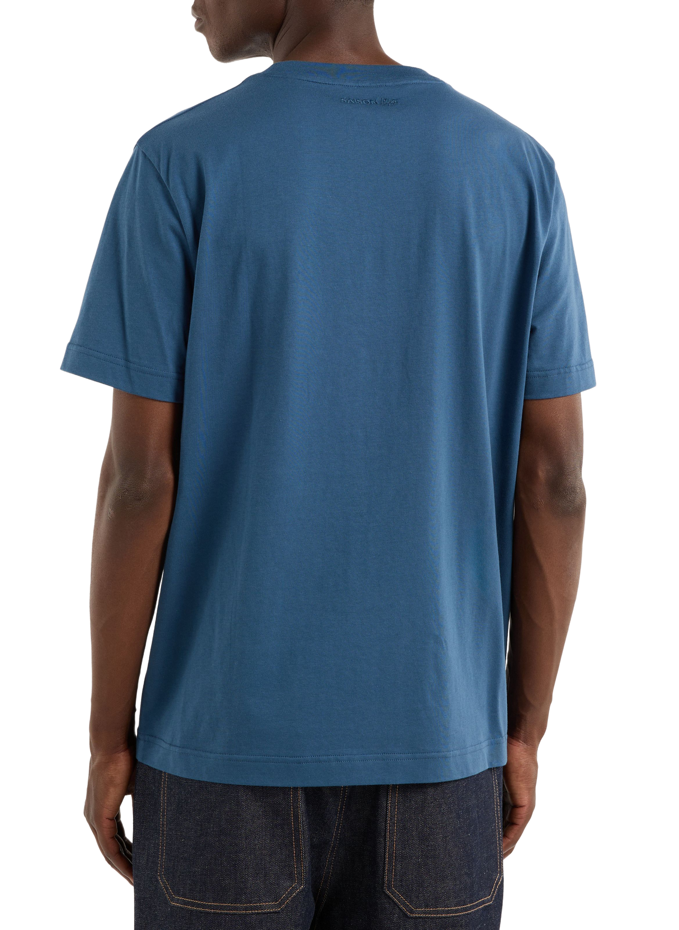 Rundhalsausschnitt T-Shirt Baff SAISON 1865 Blau