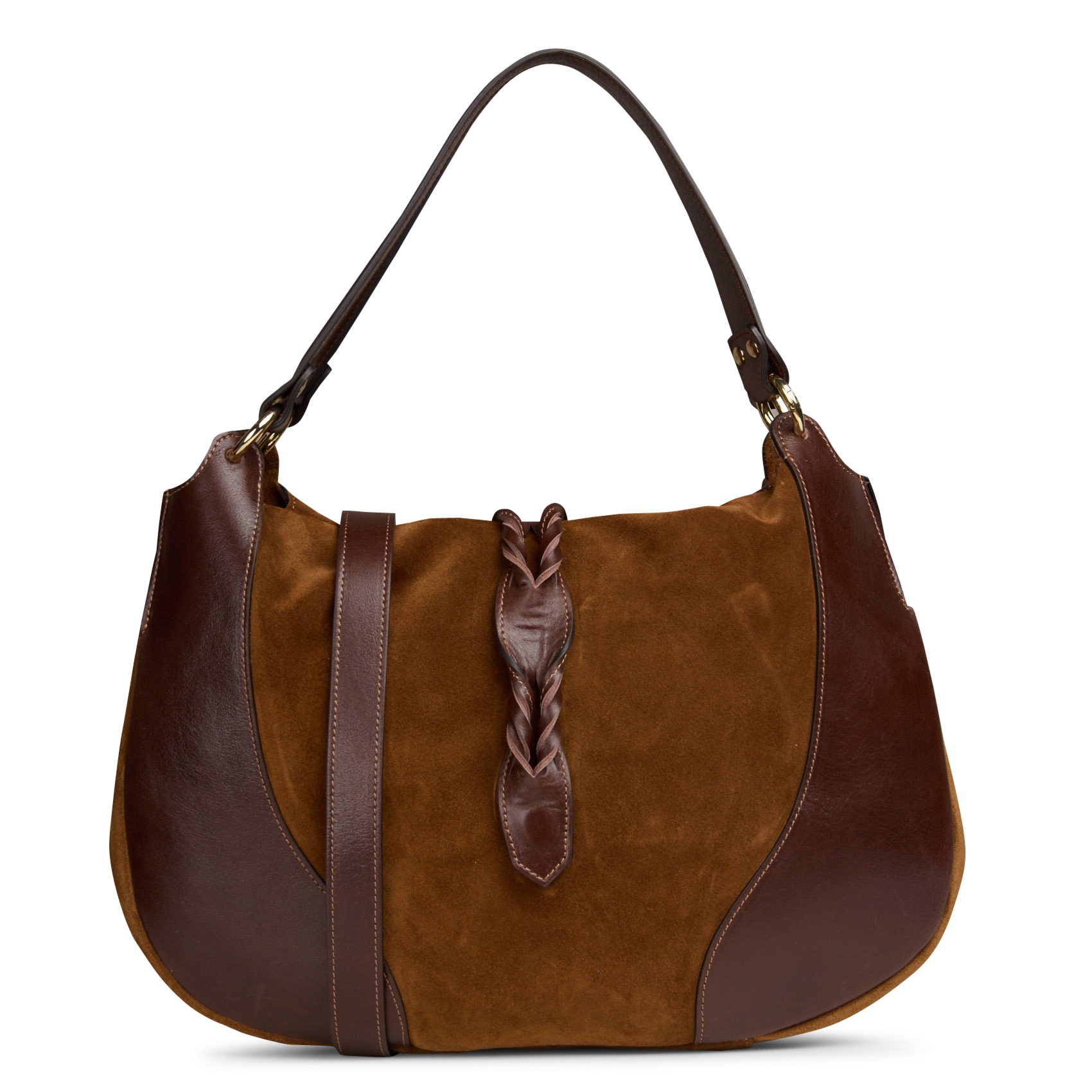 Sac porté épaule en cuir victor MAISON 123 Beige