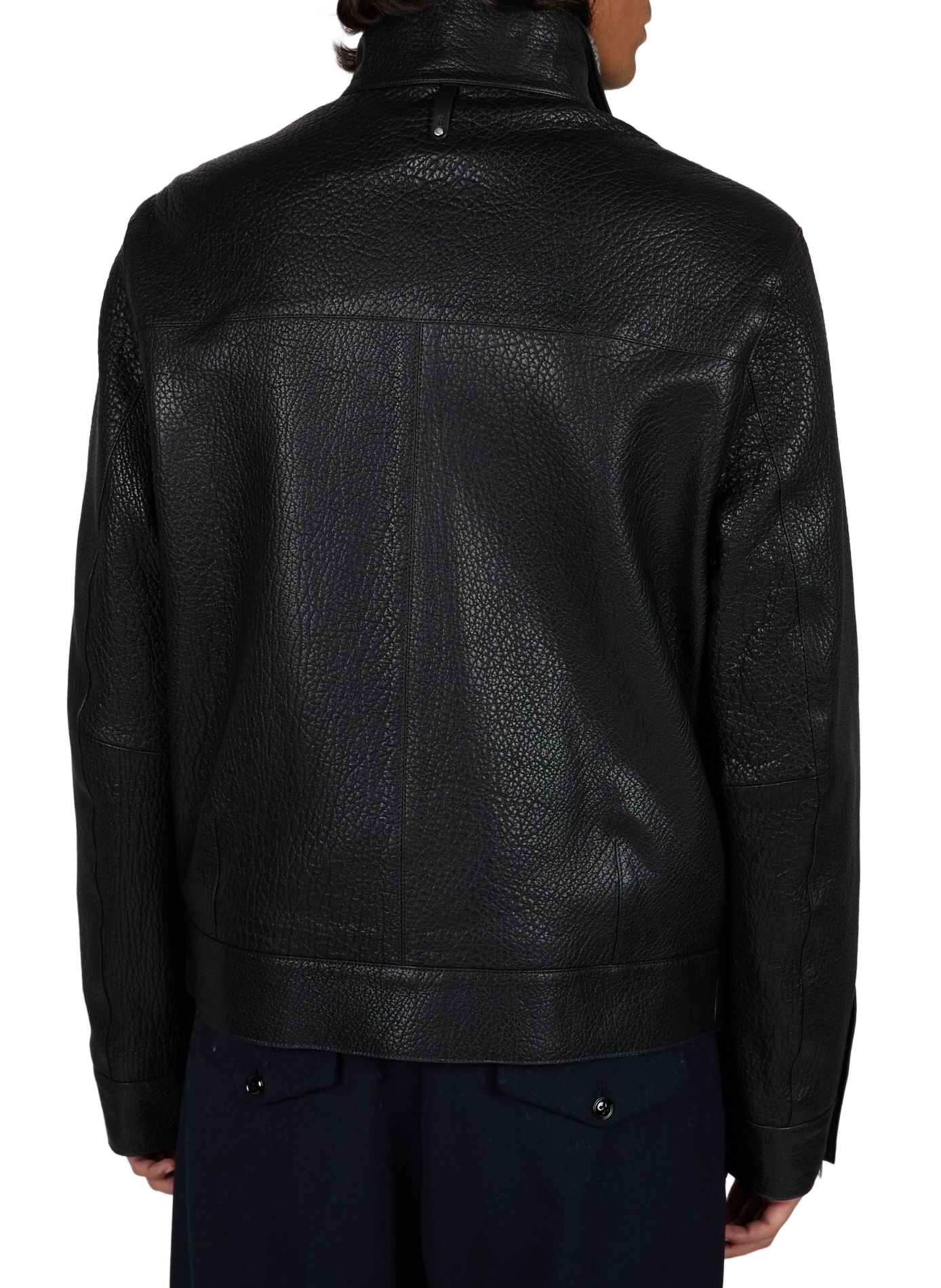 Otto straight leather jacket MACKAGE Black