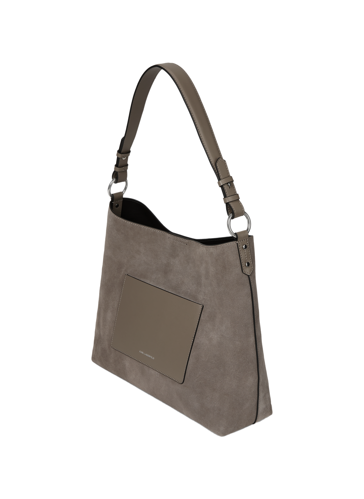 Tas K/Daily van suède leer KARL LAGERFELD Grijs