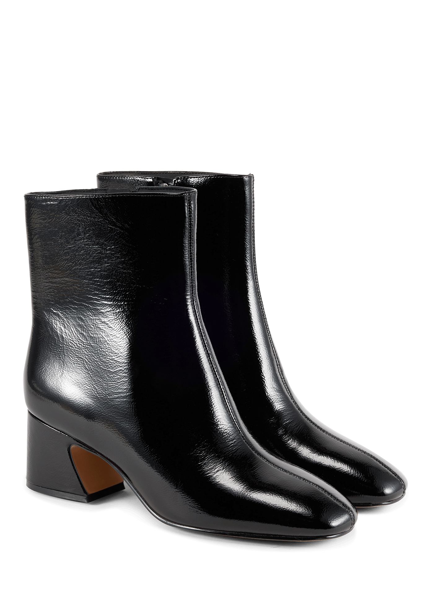 Kalidine heeled leather ankle boots GEOX Black