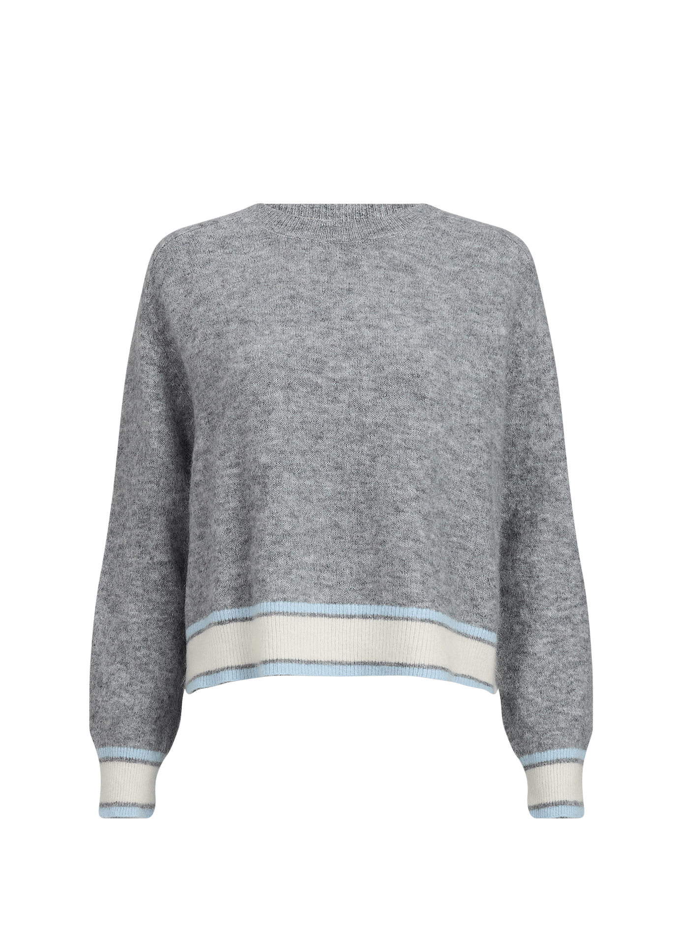 Marielle oversized wool-blend sweater LAURE+MAX Grey