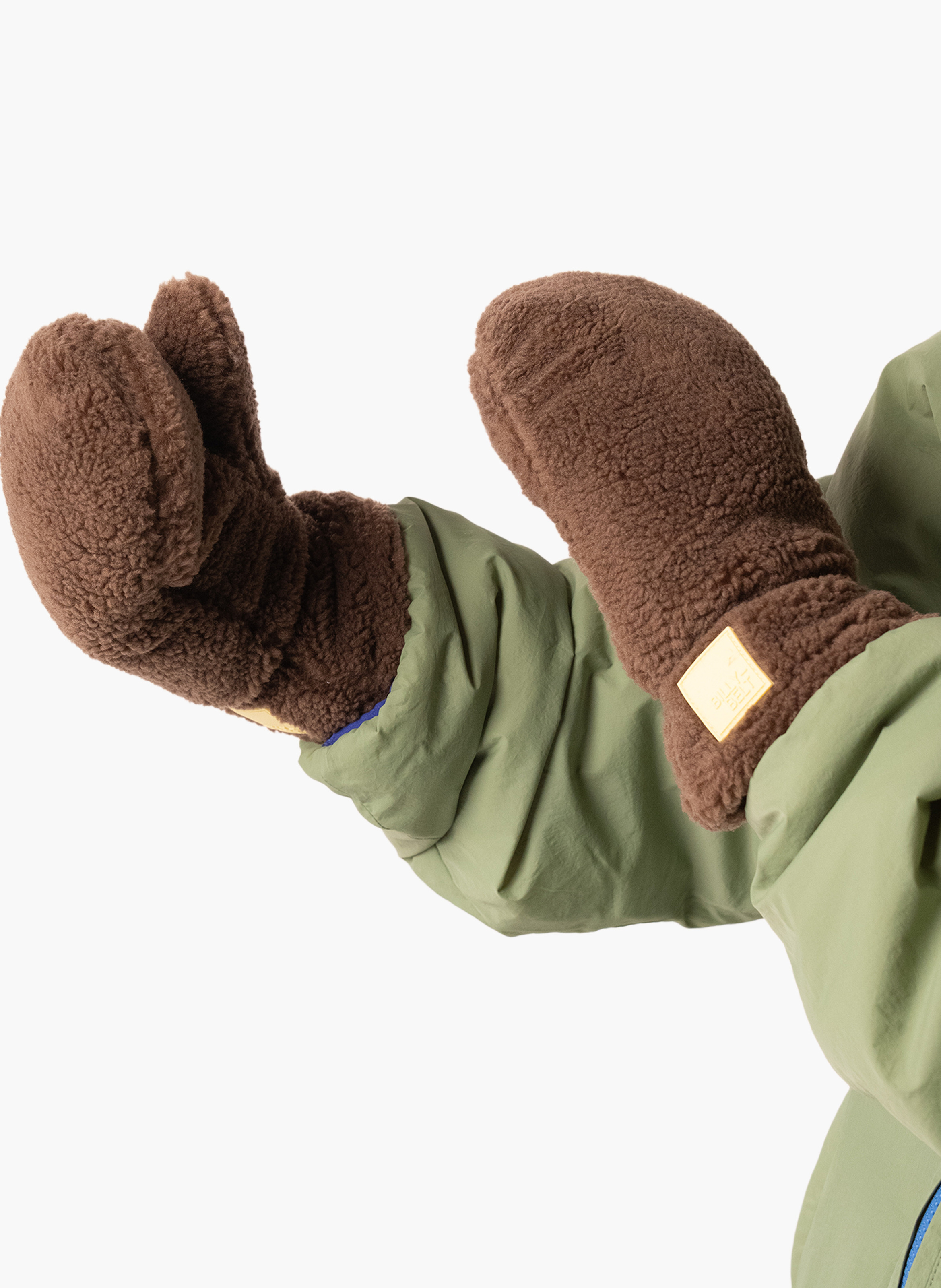 Moufles en sherpa polaire BILLYBELT Marron