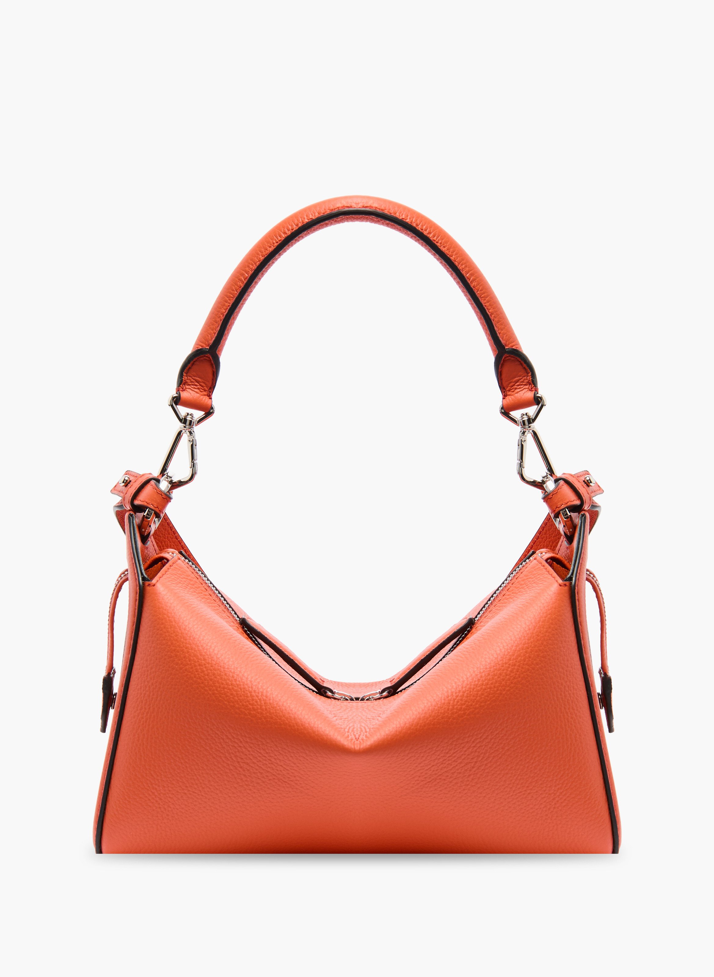 Sac hobo louison de lancel en cuir de vachette graine LANCEL Orange