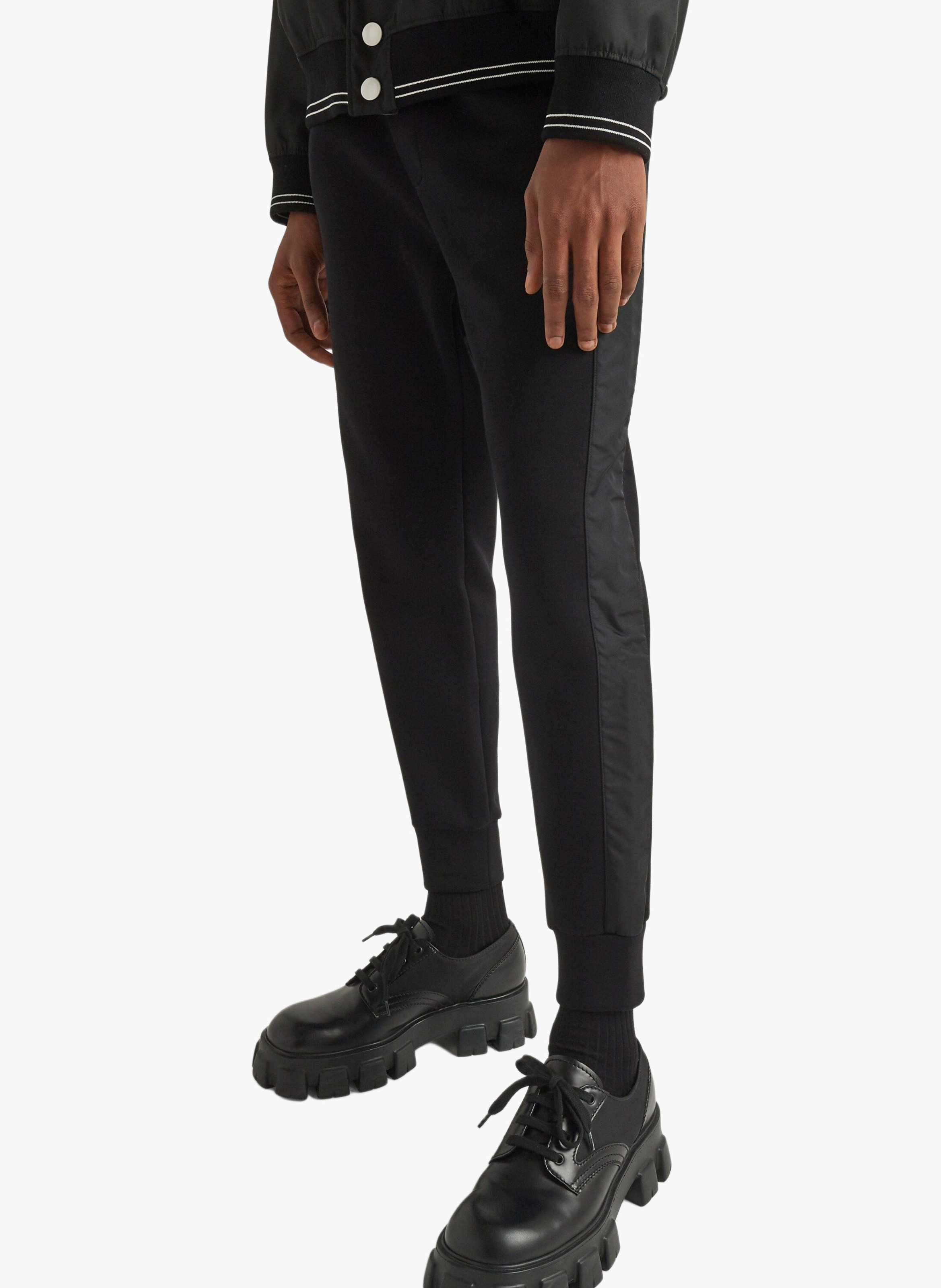 Pantalon de survêtement en re-nylon PRADA Noir