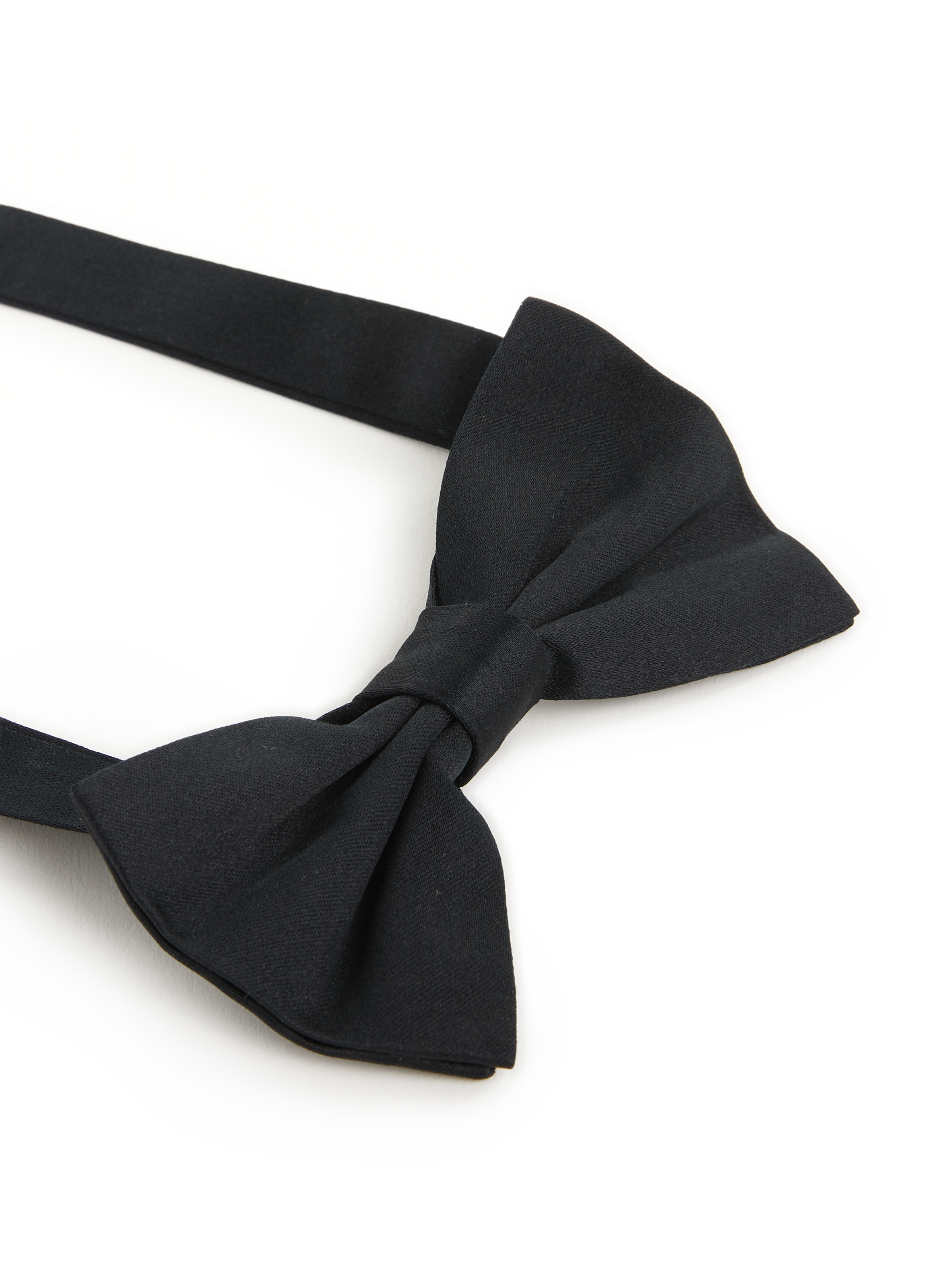 Silk satin bow tie AU PRINTEMPS PARIS Blue