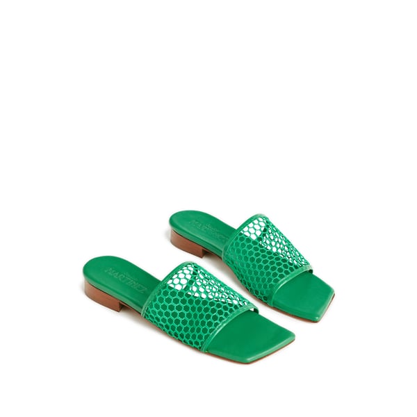 Sandales plates Chica en cuir