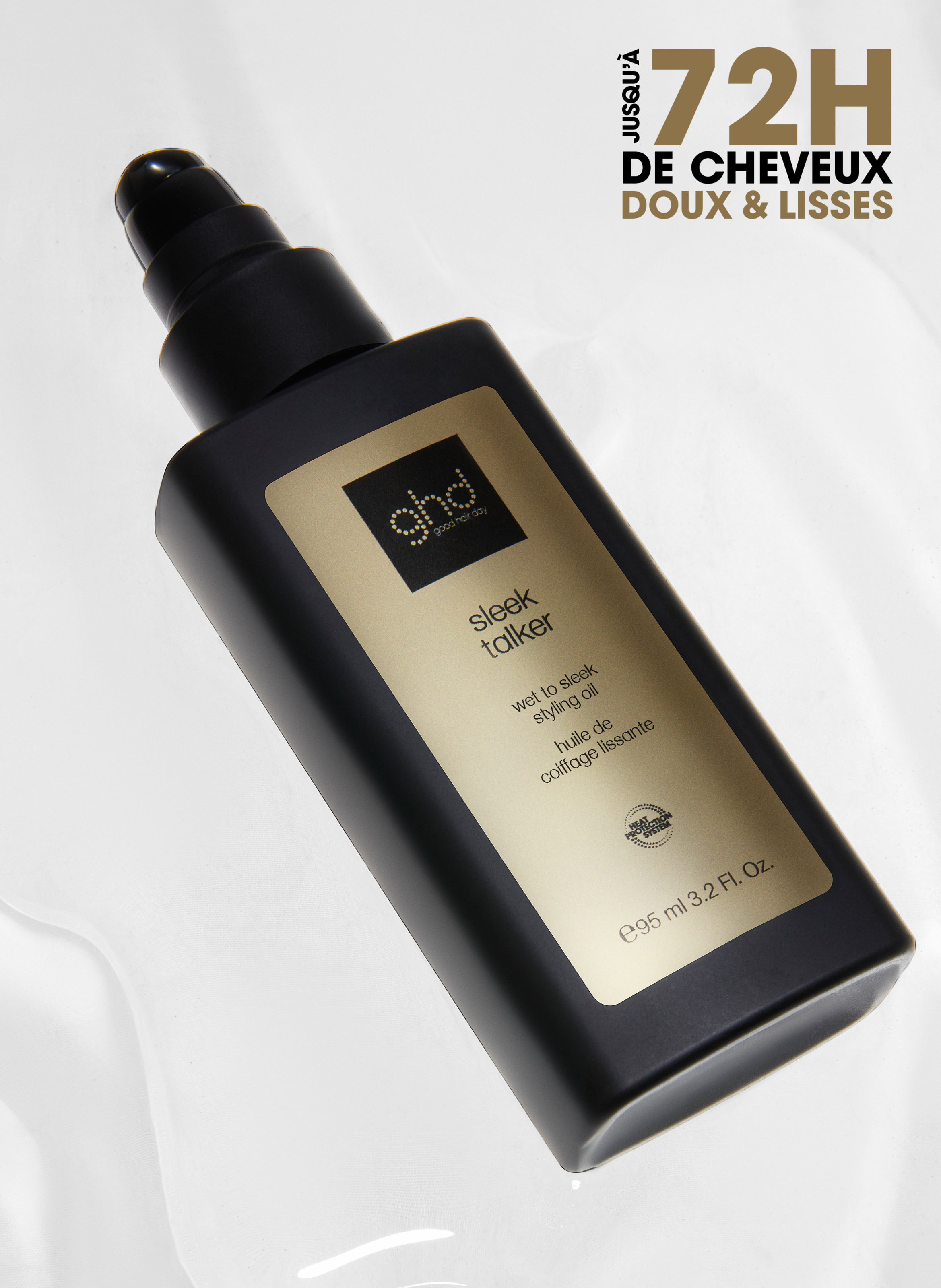 Huile de coiffage lissante GHD GHD No color