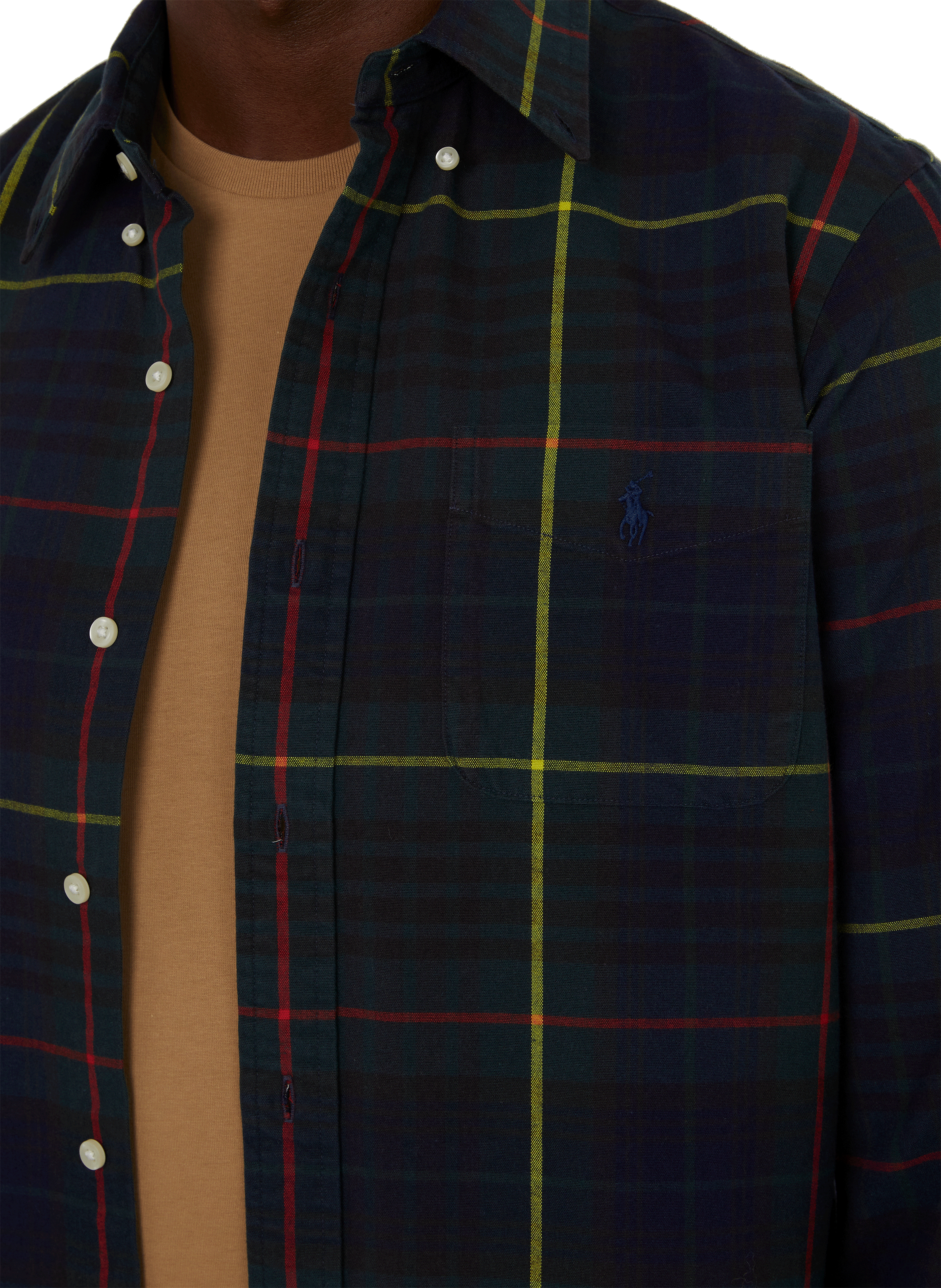 Chemise à carreaux en coton  POLO RALPH LAUREN Multicolore