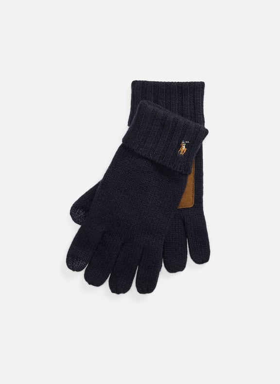 Gants en laine Bleu by POLO RALPH LAUREN POLO RALPH LAUREN Gants en laine Bleu