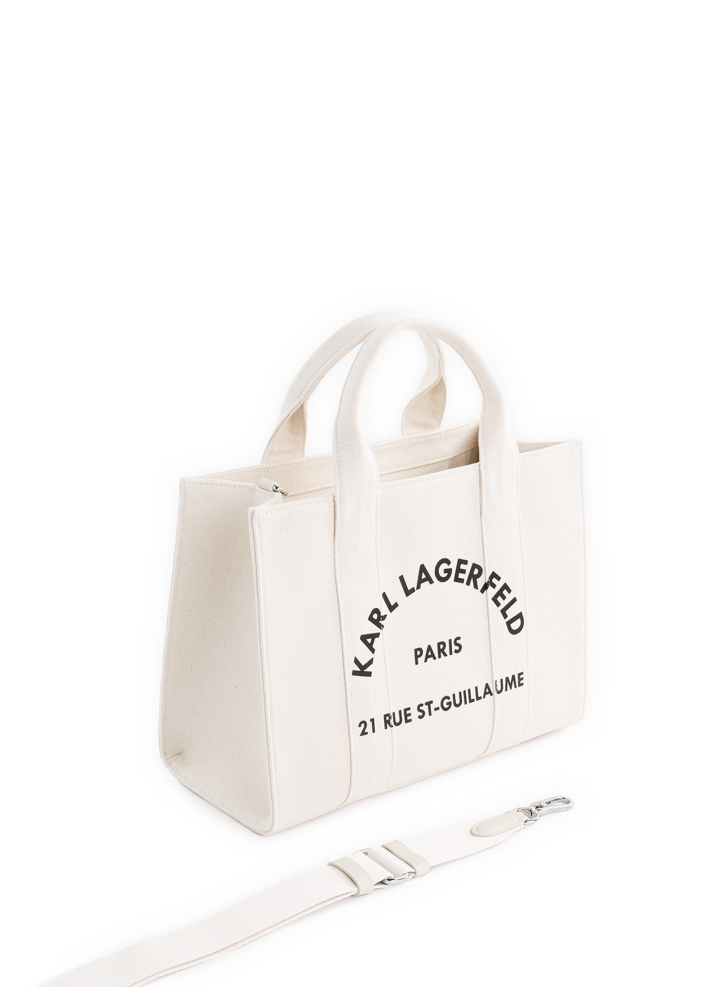 Sac cabas à logo  KARL LAGERFELD Beige