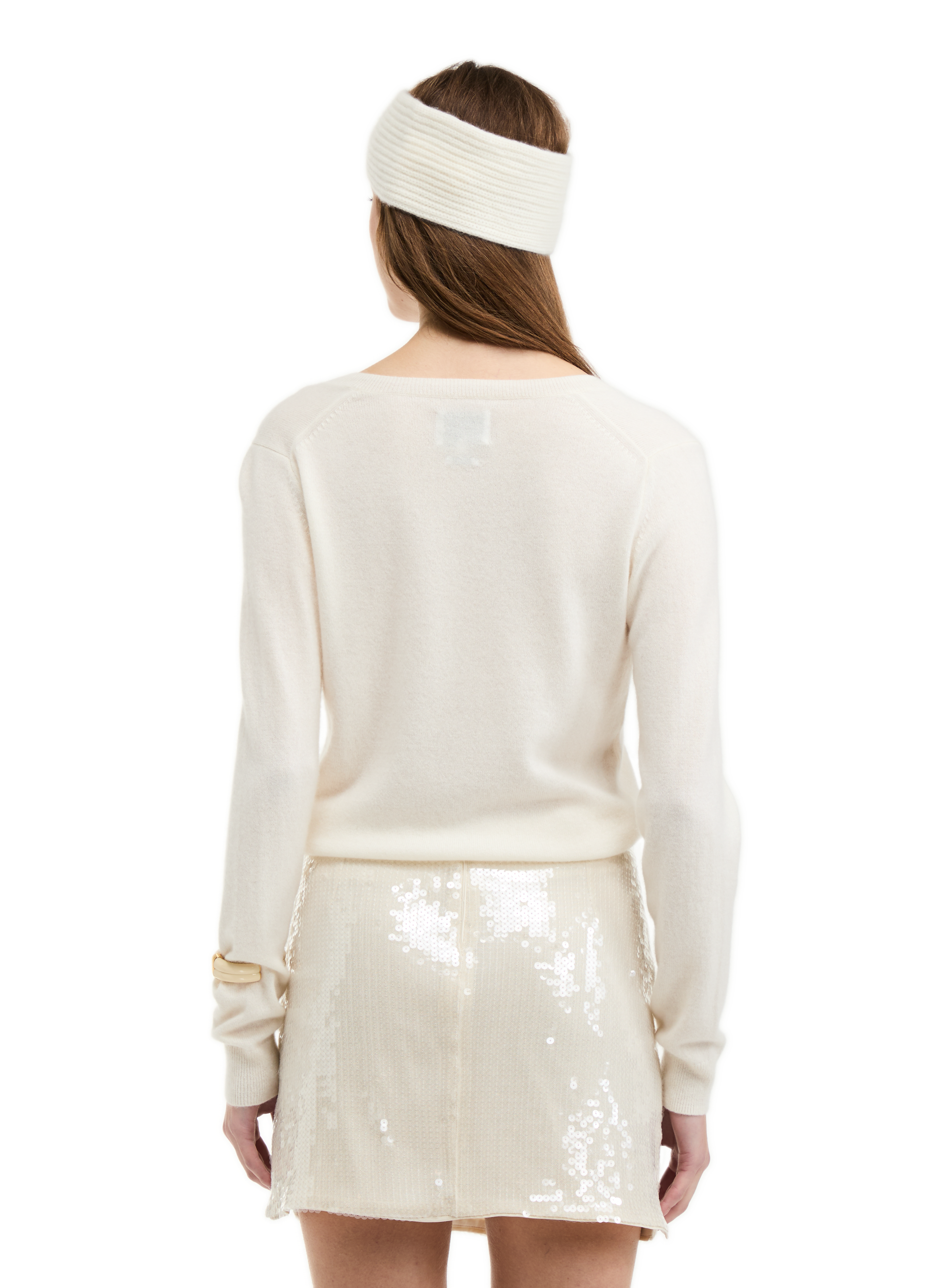 Pull en cachemire AU PRINTEMPS PARIS Beige