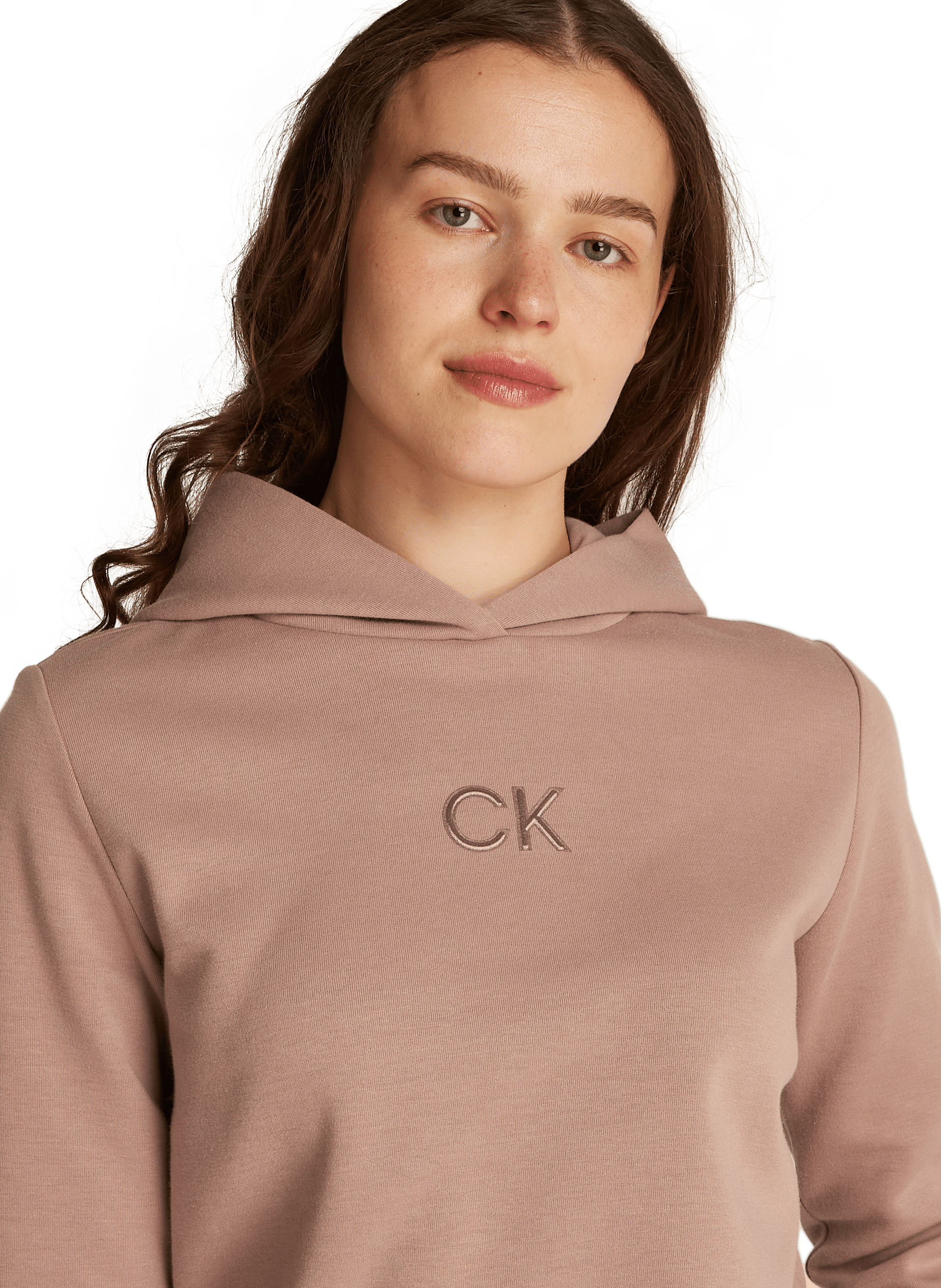 Hoodie à logo  CALVIN KLEIN Marron
