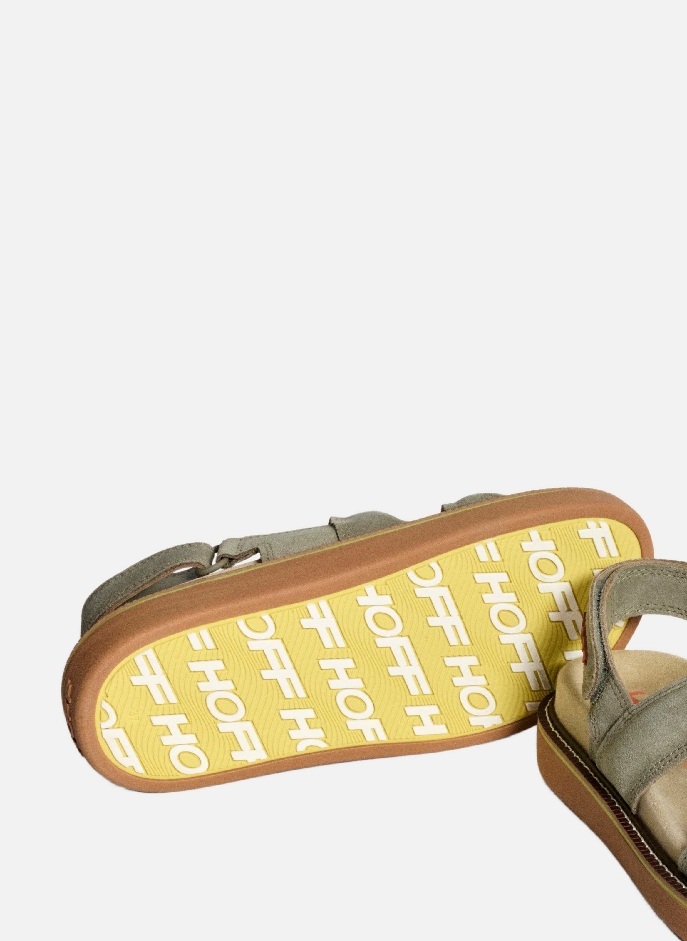 Sandales plates HOFF Vert