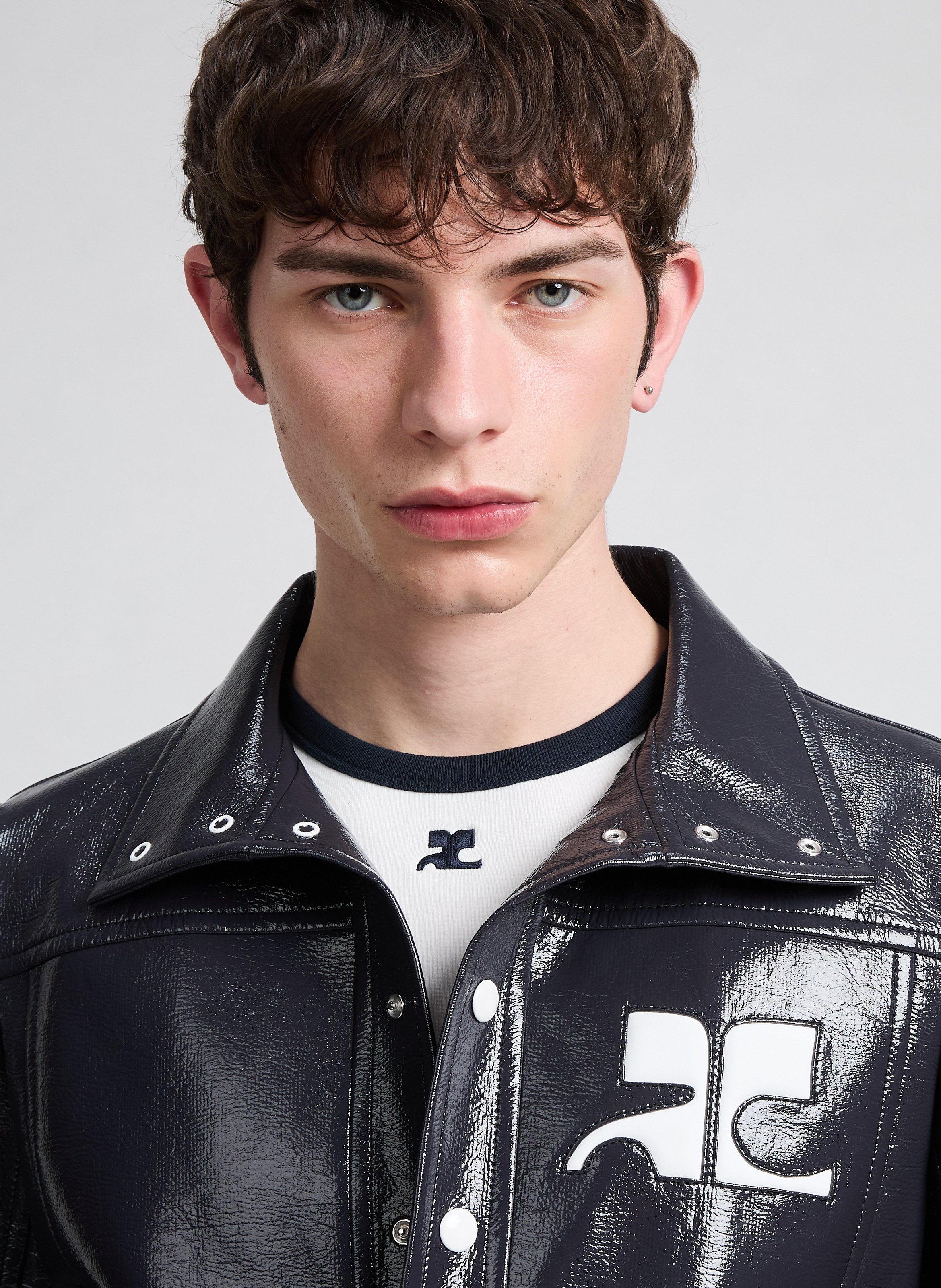 Reedition vinyl jacket COURRÈGES Blue