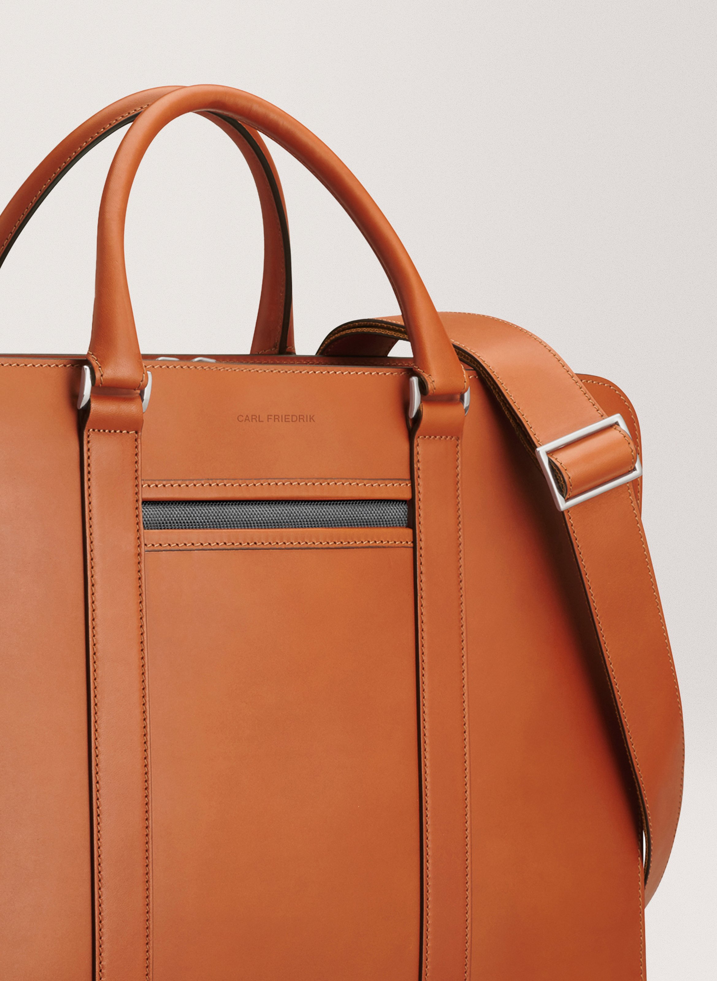 Sac de voyage 'palissy overnight' en cuir vachetta CARL FRIEDRIK Marron