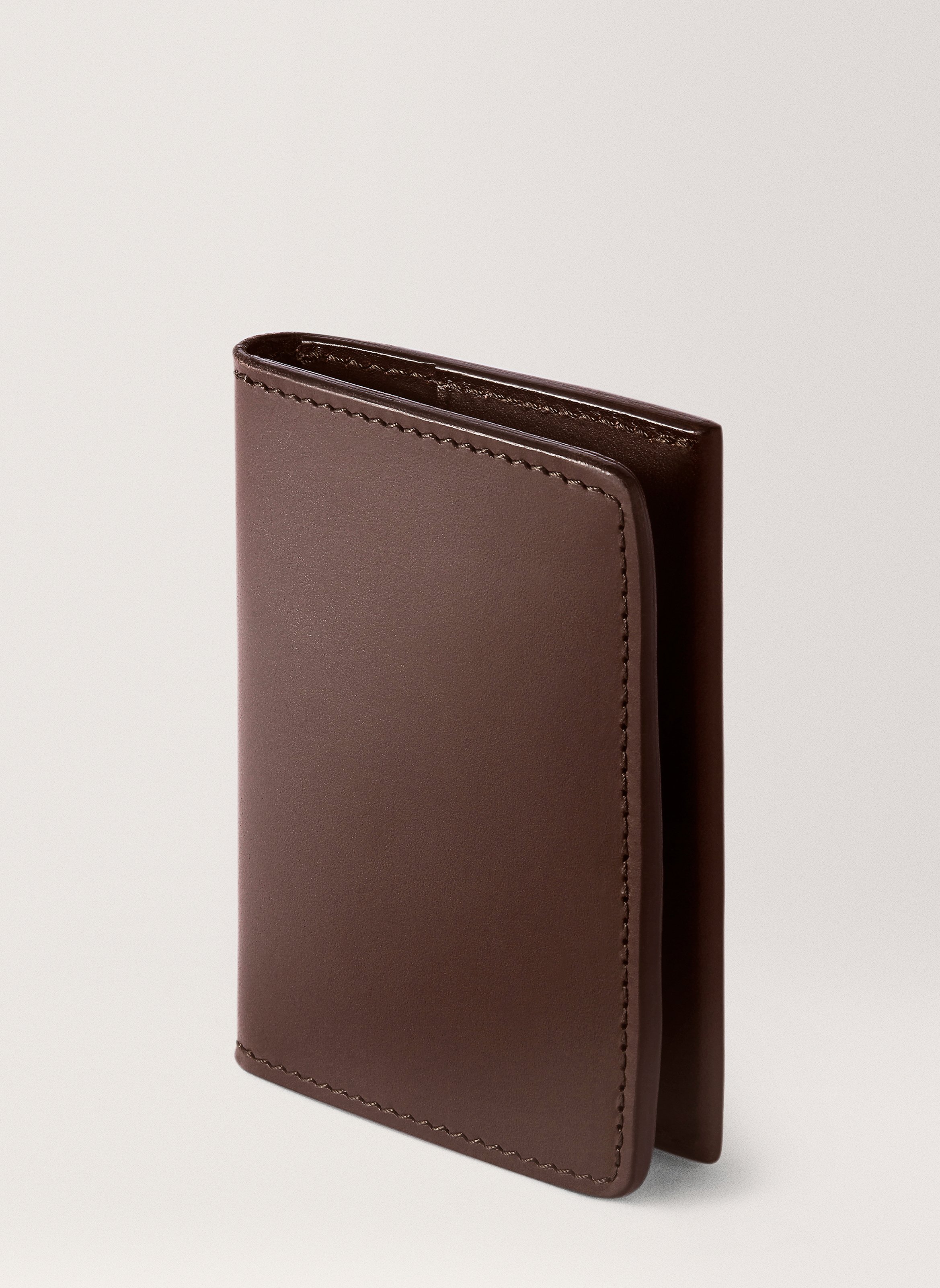 Porte-cartes 'Swanfield' en cuir vachetta CARL FRIEDRIK Marron