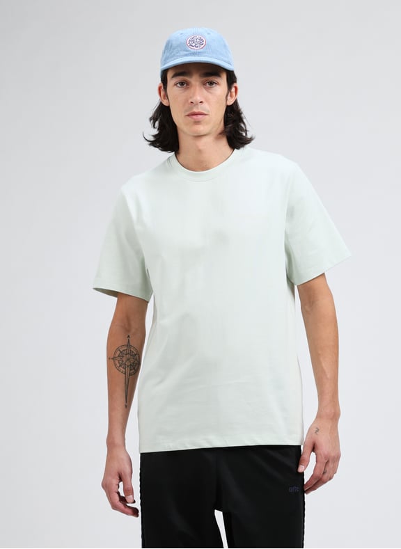 Biker-style cotton t-shirt Green by LES DEUX LES DEUX Biker-style cotton t-shirt Green