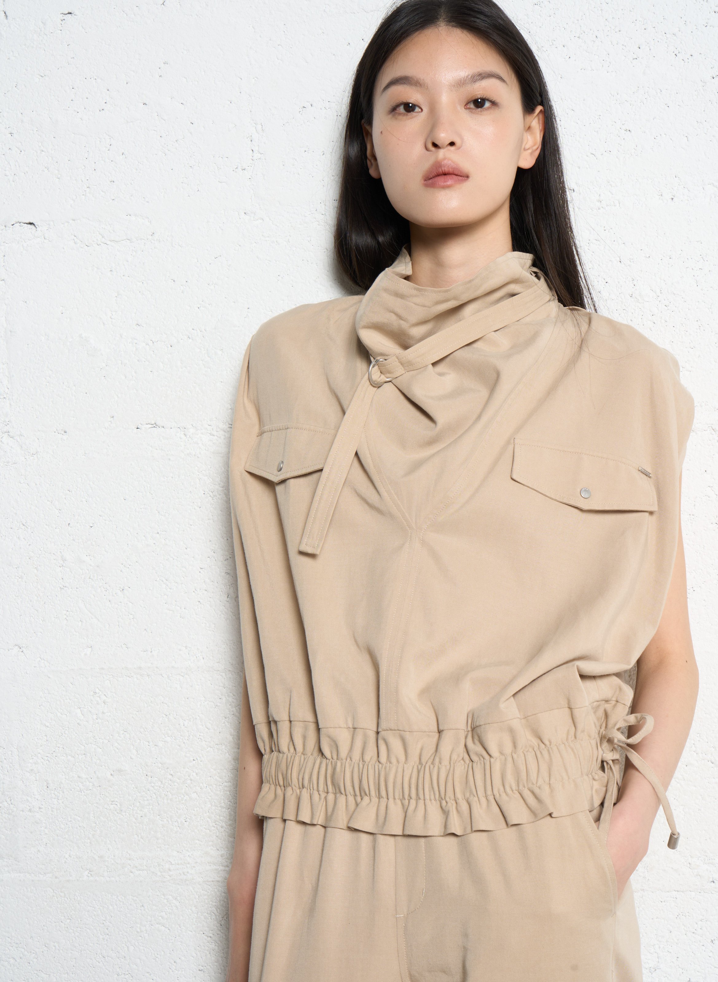 Top oversize IKKS Beige