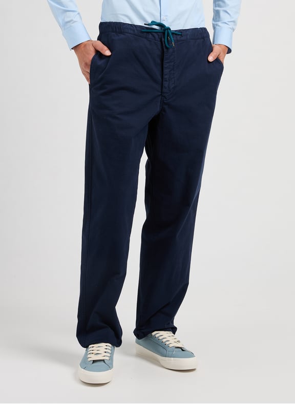 Pantalon droit 'Broad Stripe Zebra' Bleu by PAUL SMITH PAUL SMITH Pantalon droit 'Broad Stripe Zebra' Bleu
