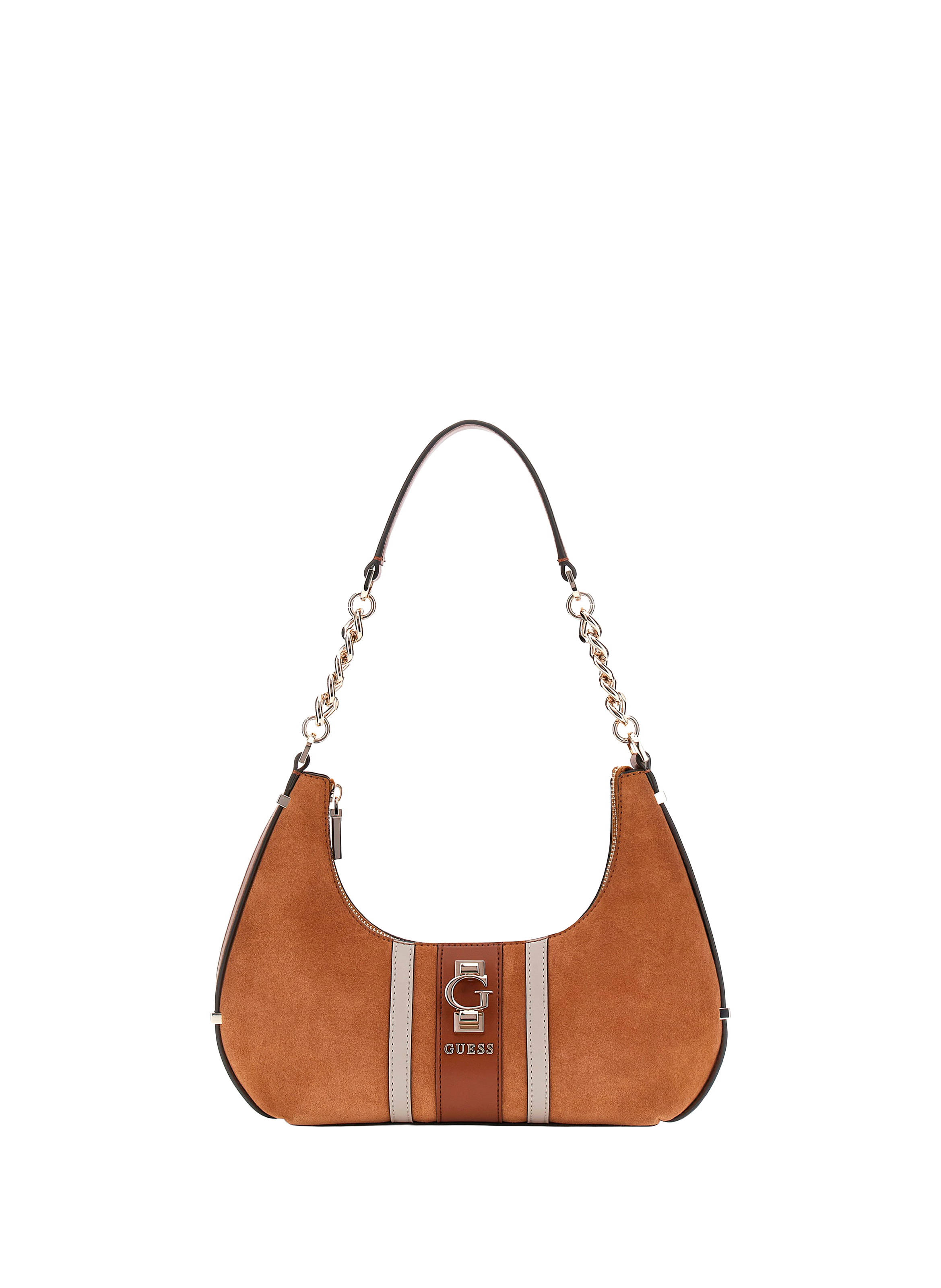 GUESS Leather shoulder bag Multicolour