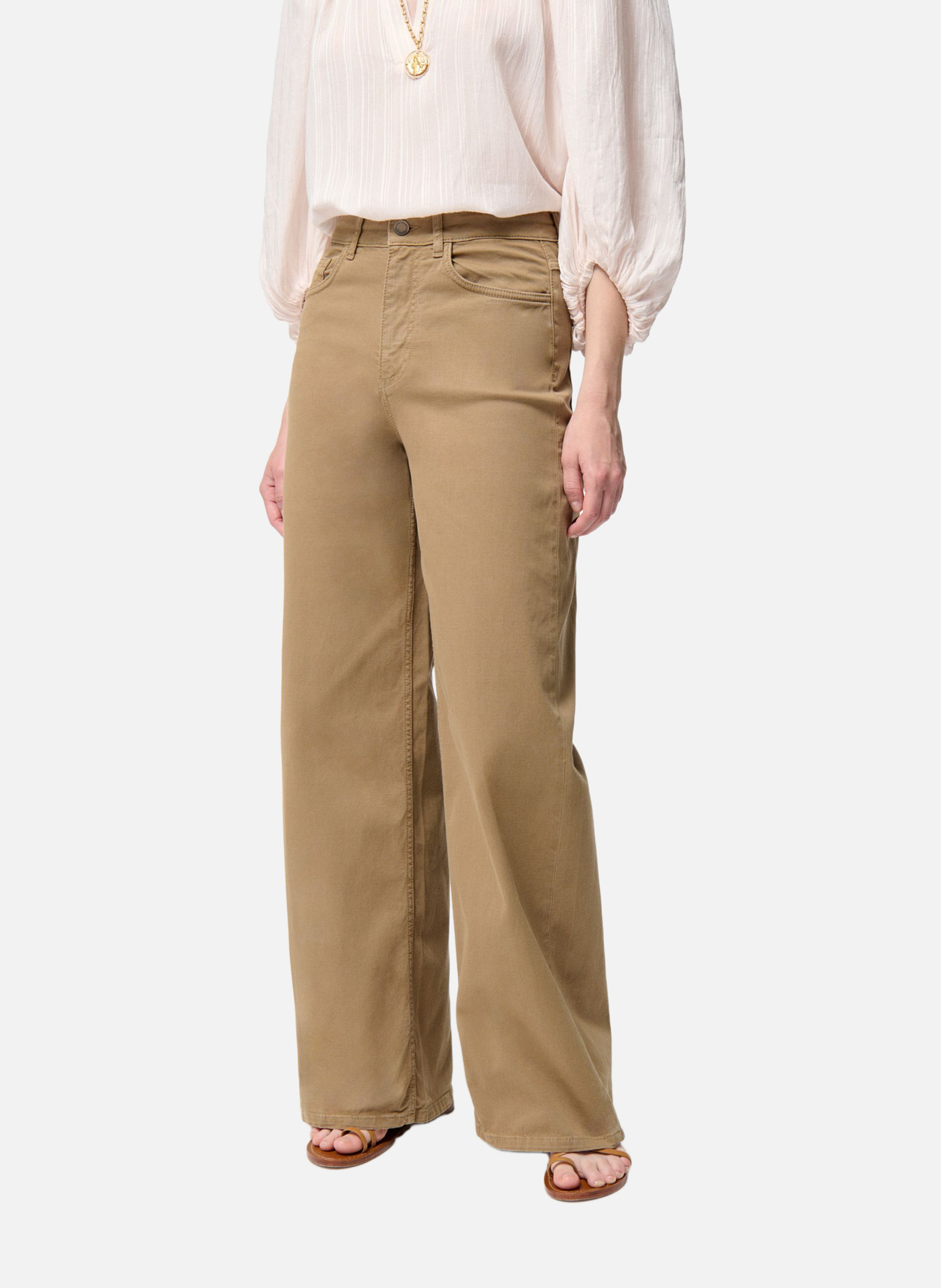 VANESSA BRUNO Jean bilbao Marron
