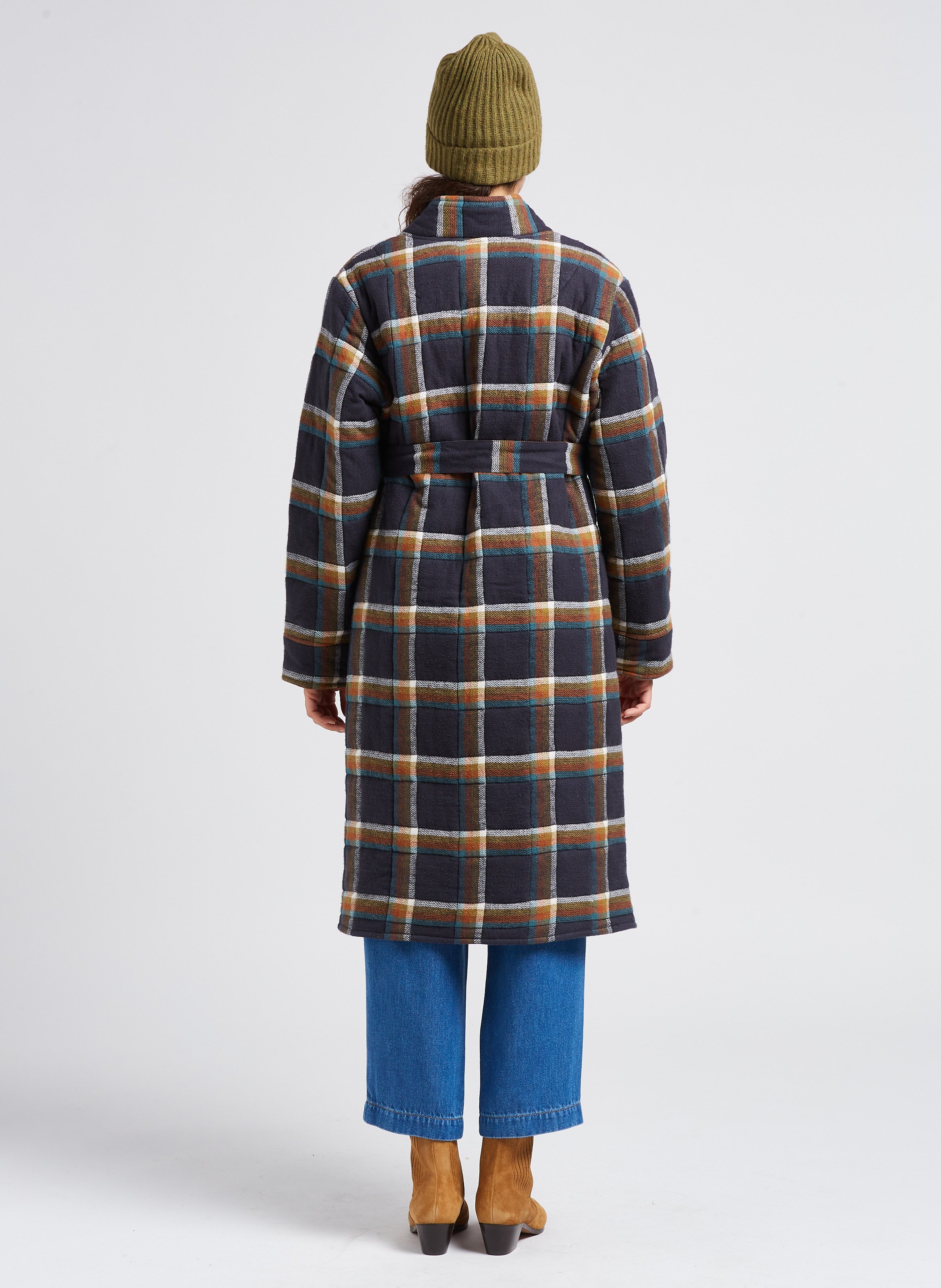 Ceinture en cuir glacé ninon SOEUR Noir