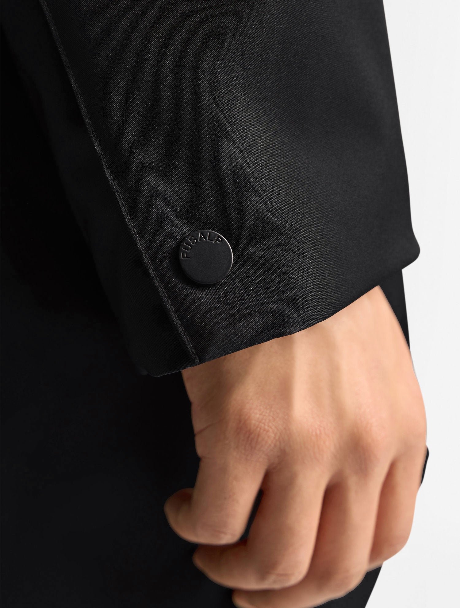 Manteau calobro col taillleur coupe regular Noir