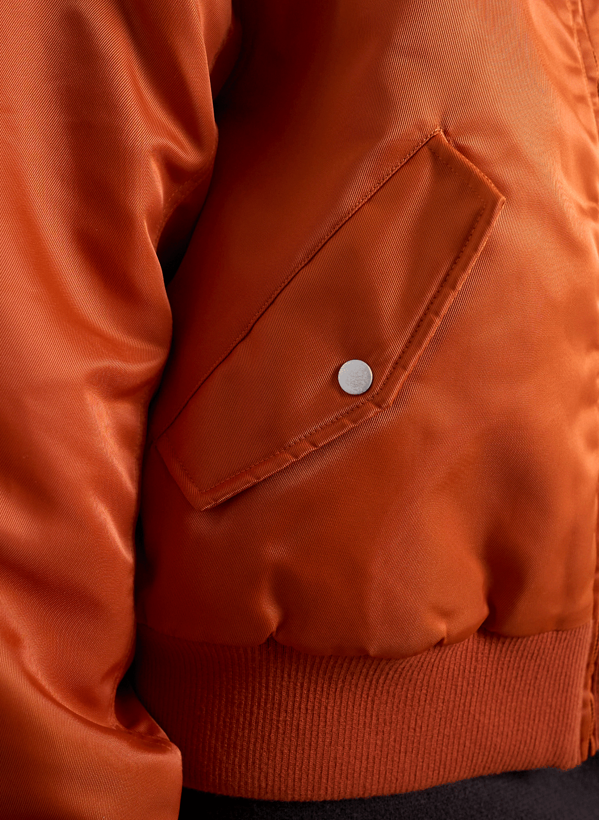 Veste courte matelassée TOPSHOP Orange