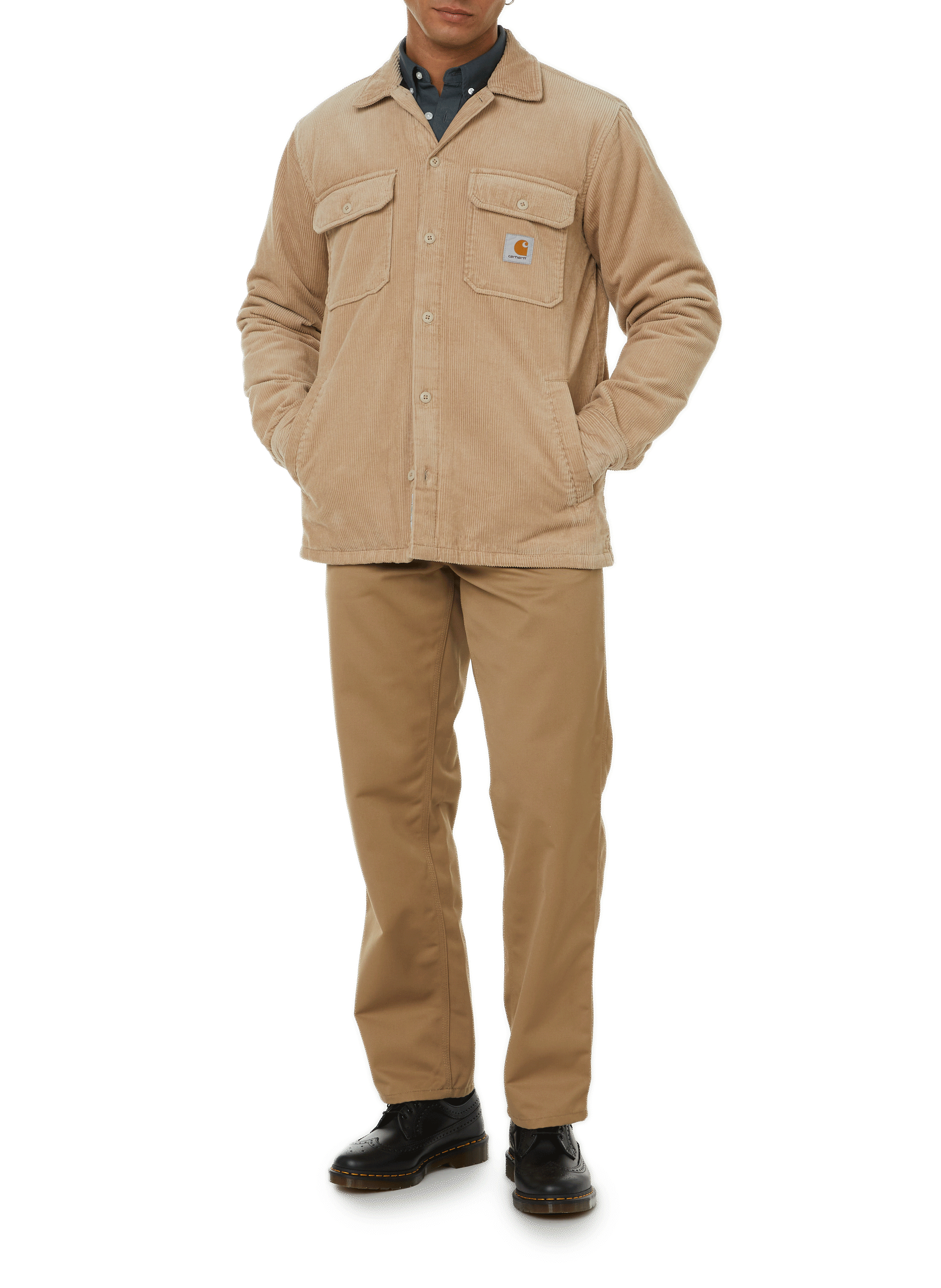 CARHARTT WIP Whitsome corduroy jacket Beige