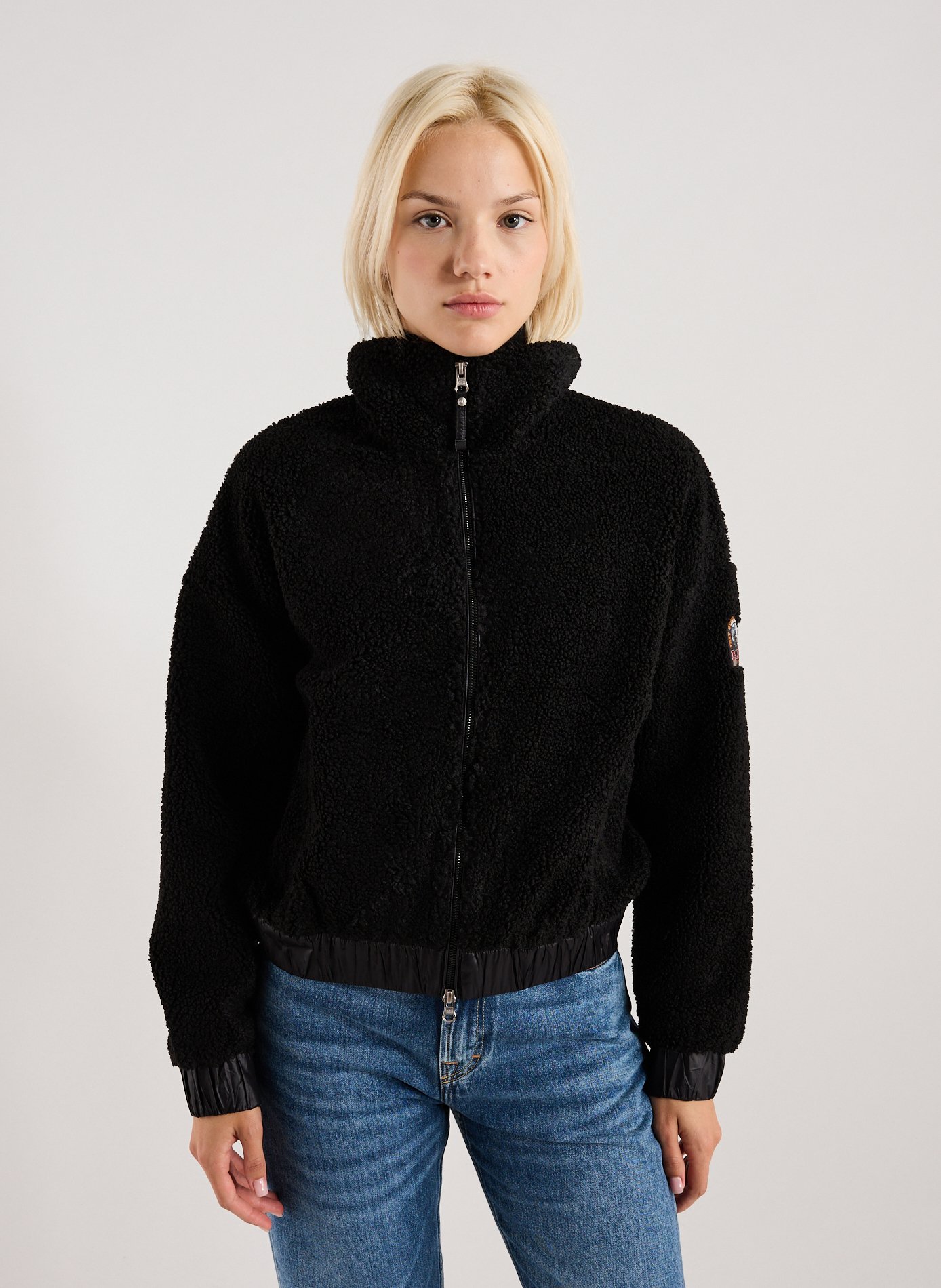 Sweatshirt zippé Sori polaire Noir by PARAJUMPERS PARAJUMPERS Sweatshirt zippé Sori polaire Noir