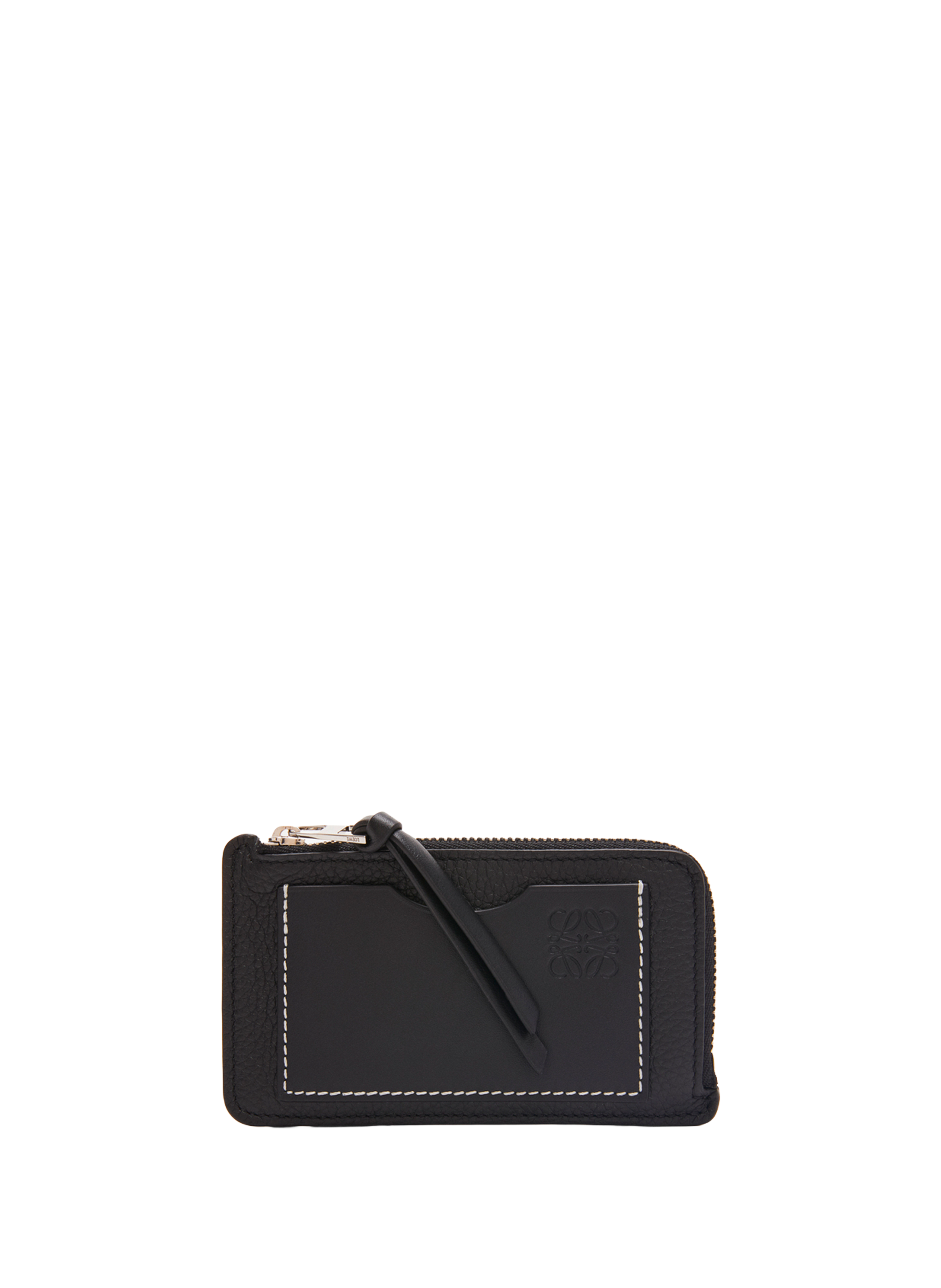 LOEWE Soft grained calfskin leather coin purse Black