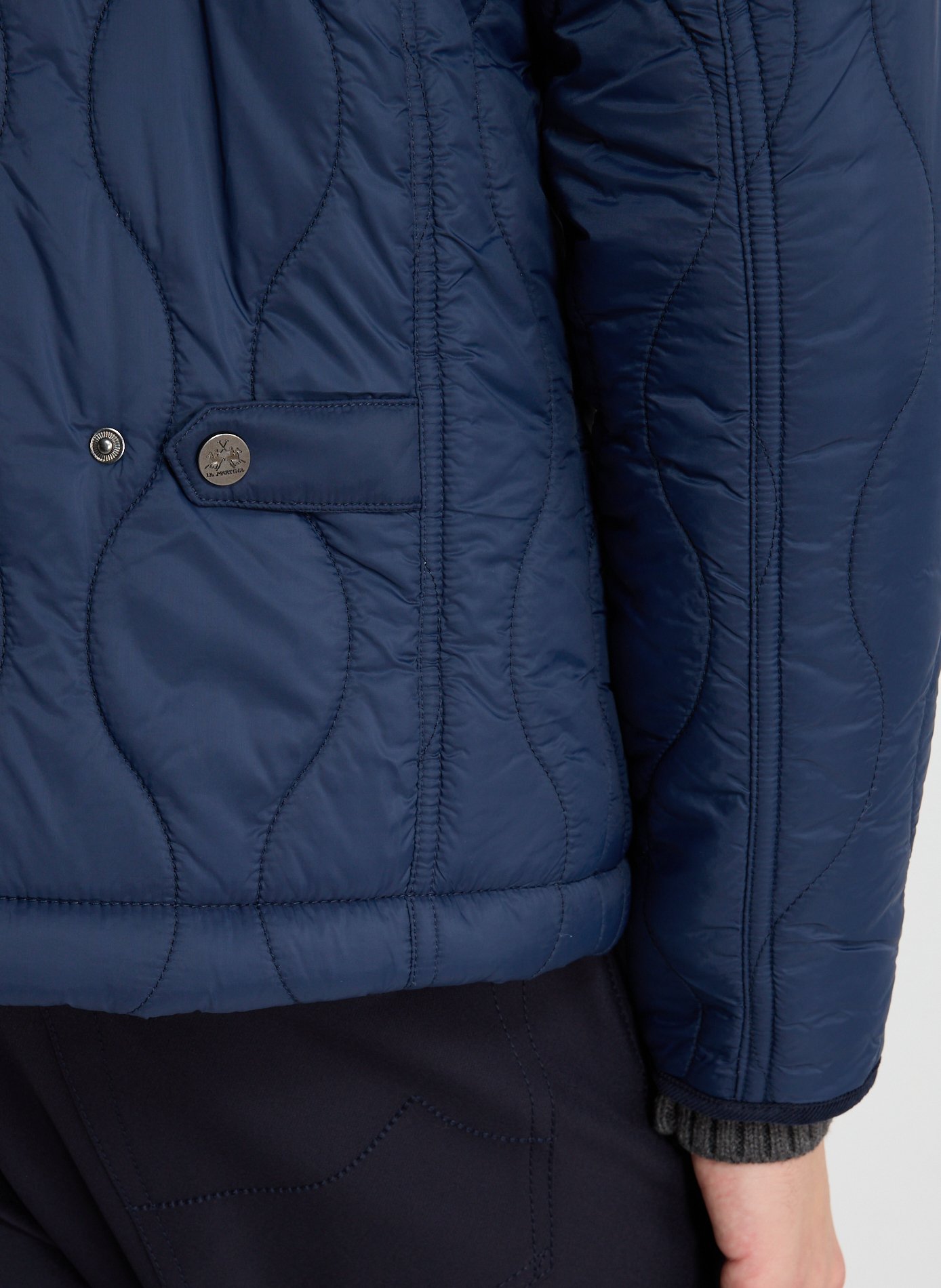 Blouson matelassé col montant LA MARTINA Bleu