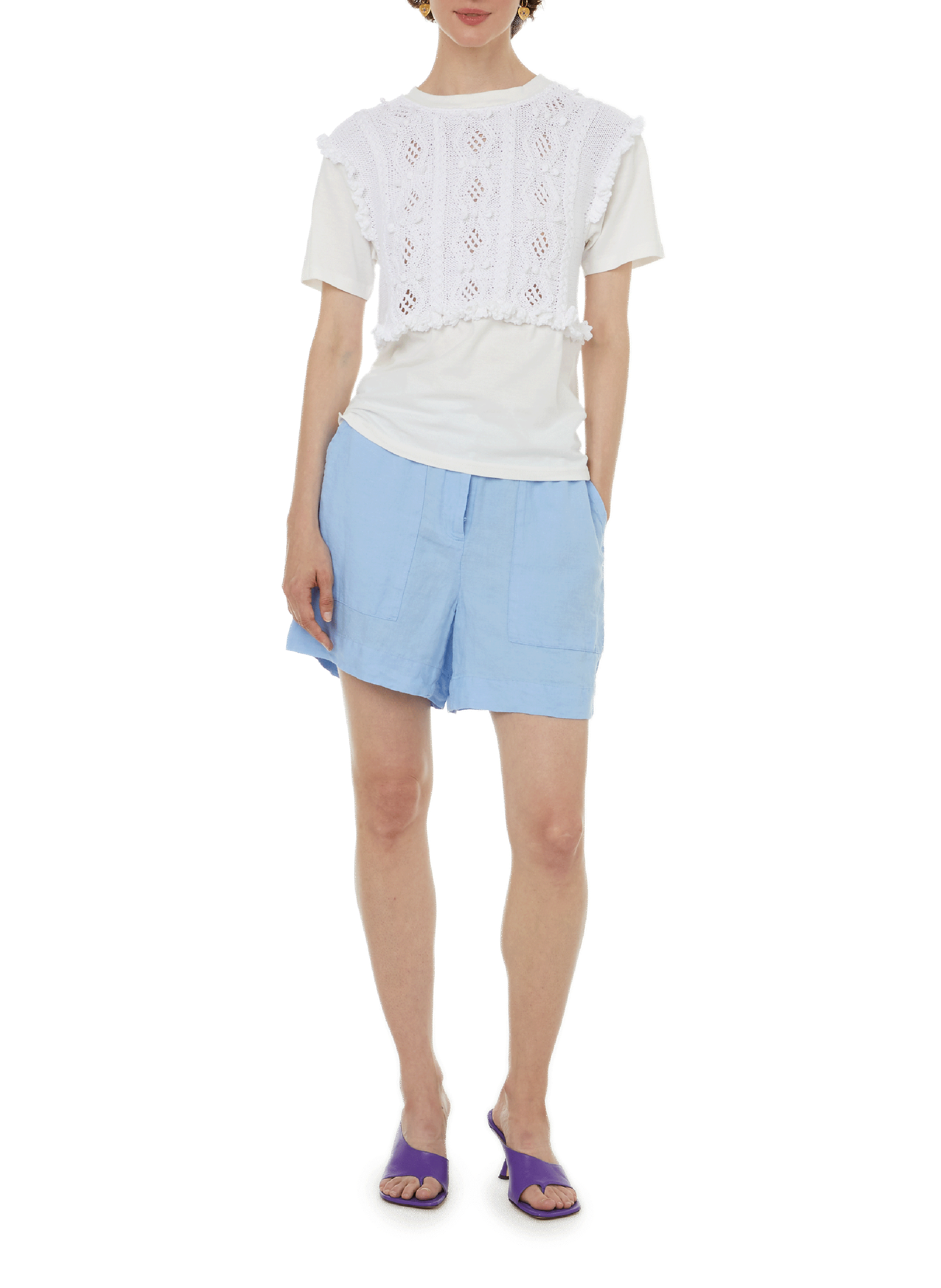 T-shirt Appolonia en coton MICHAELA BUERGER Blanc