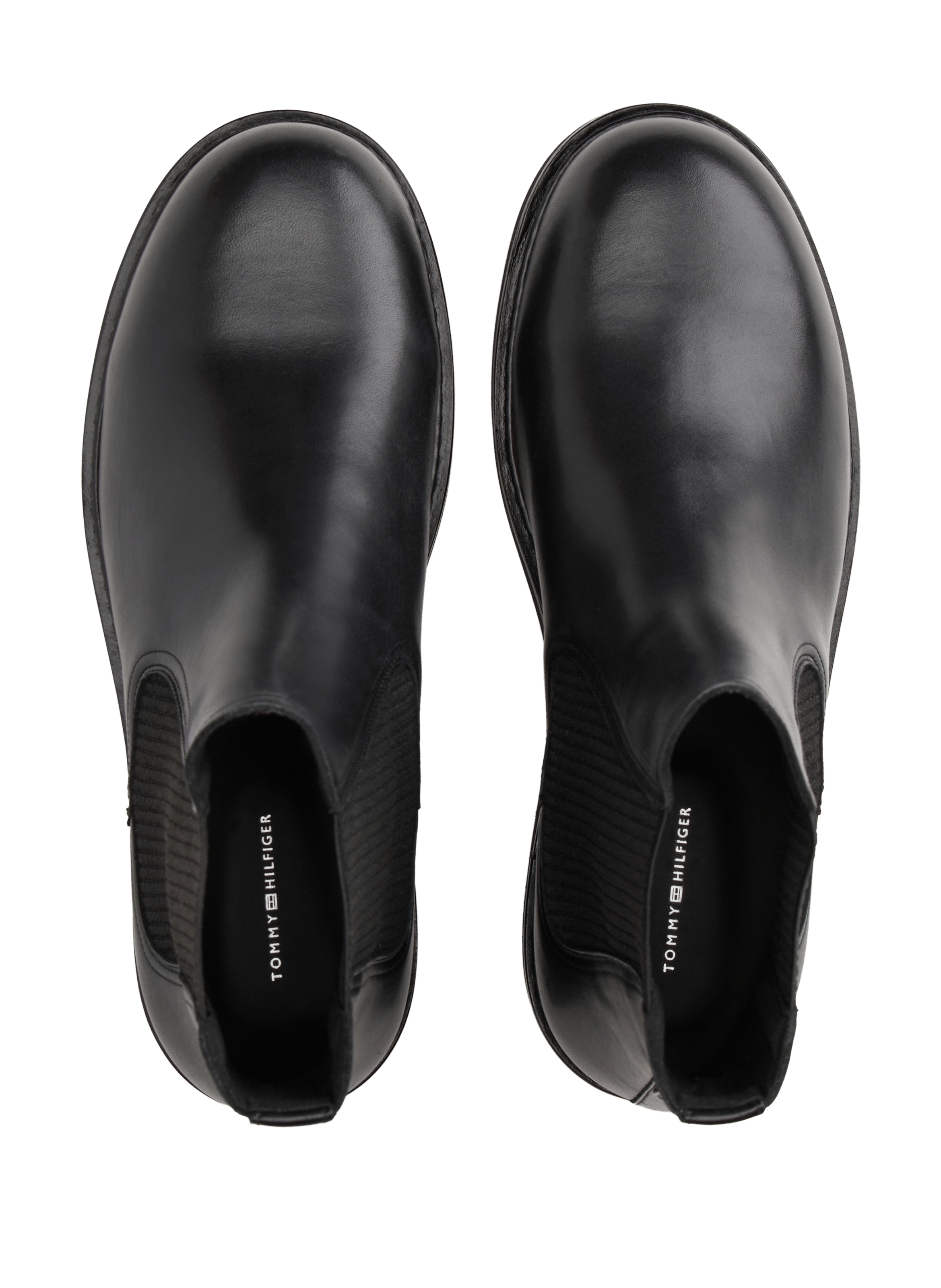 Smooth leather Chelsea boots TOMMY HILFIGER Black