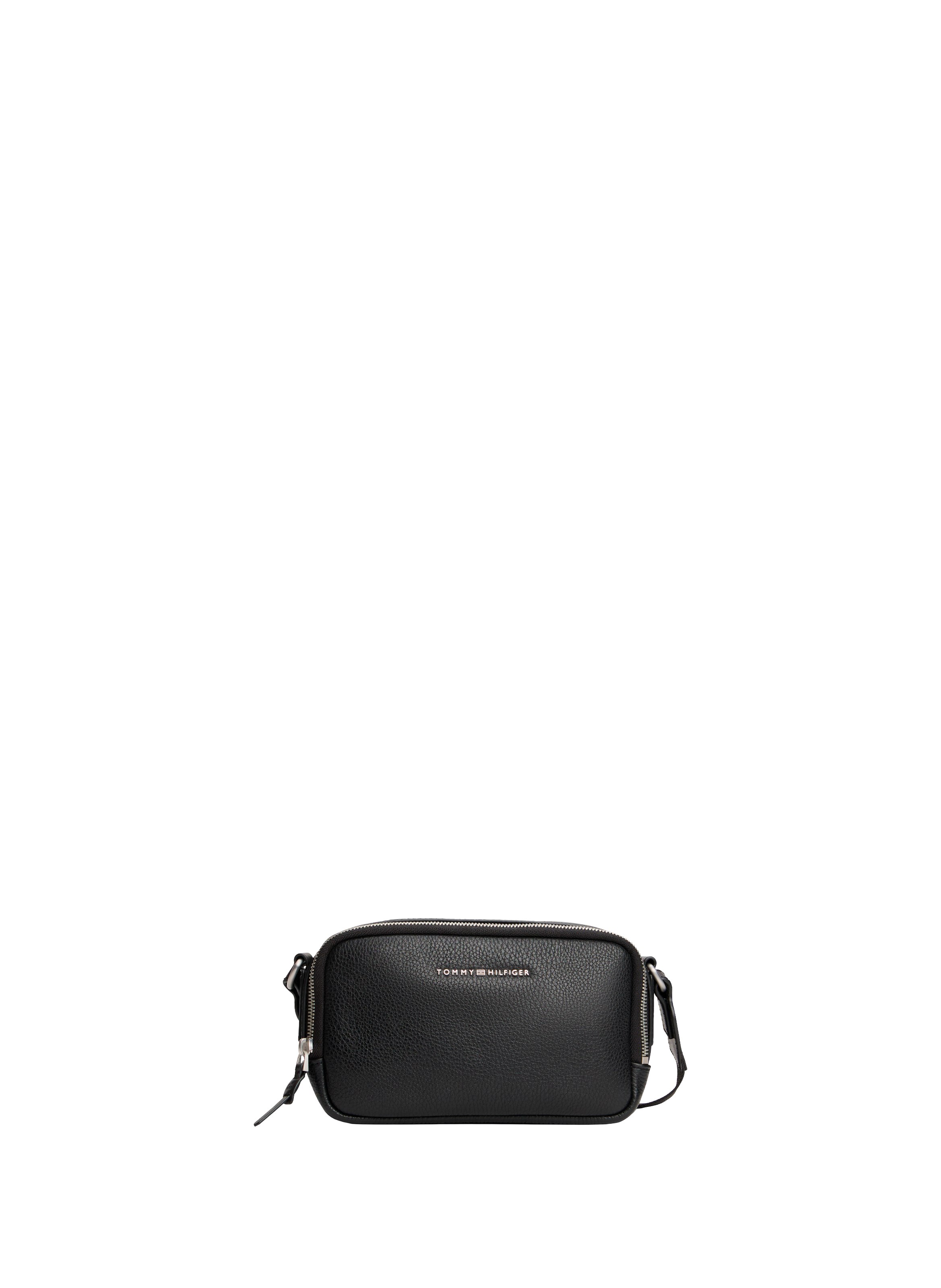 Grained faux leather camera bag TOMMY HILFIGER Black